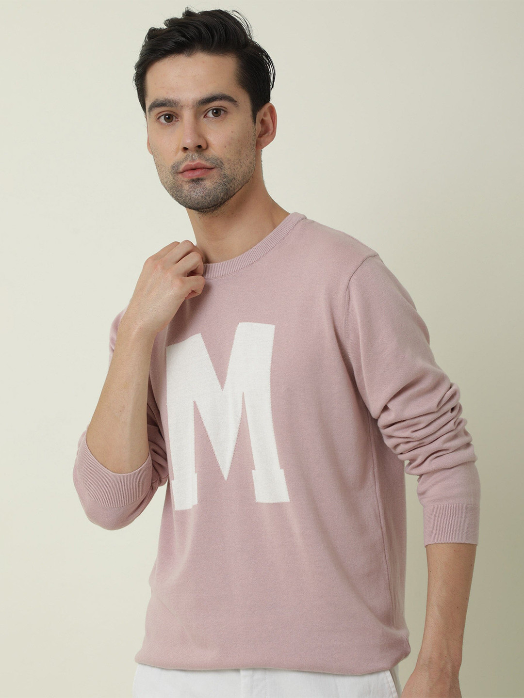 RARE RABBIT Men Avitt Slim Fit Printed Sweatshirt