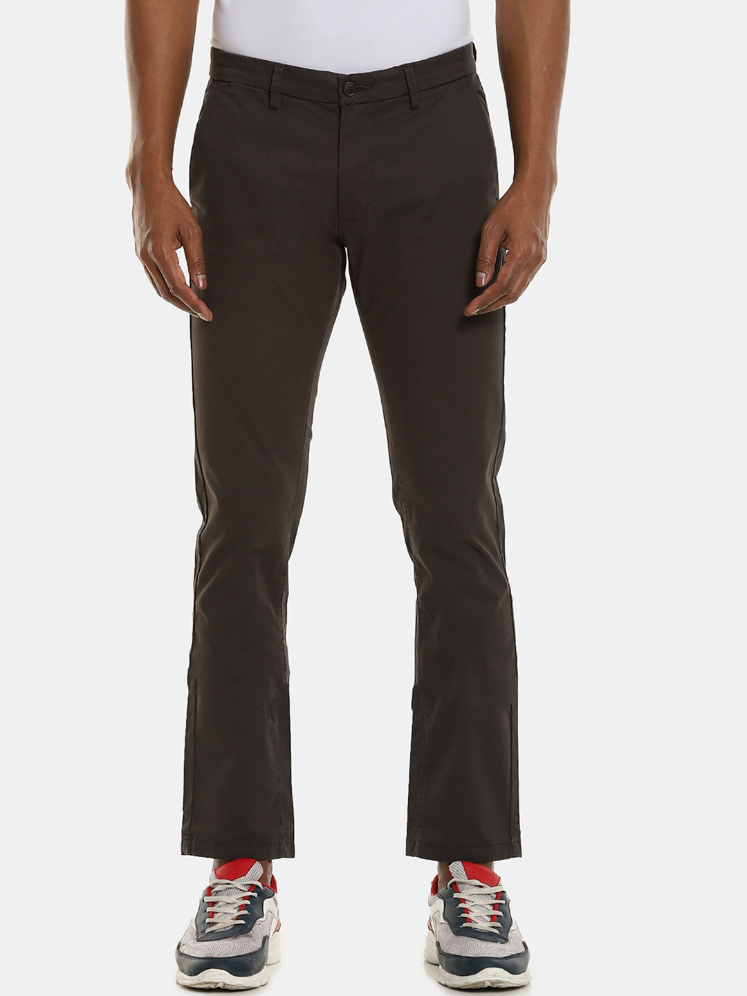 Arrow Sport Men Grey Trousers