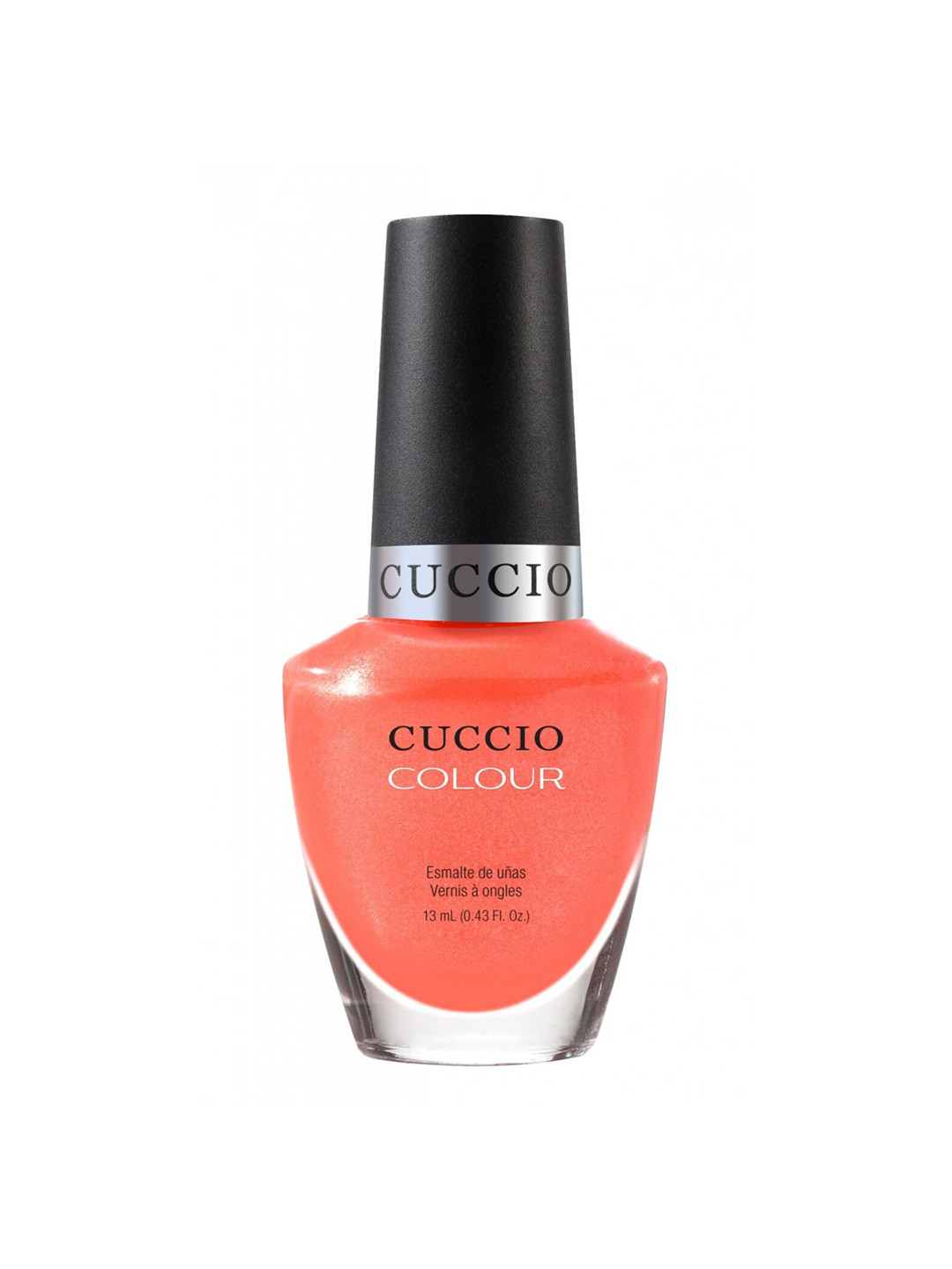 Cuccio Colour Goody,Goody Gum Drops!-Salmon Shimmer Nail Polish 25-Free Formula 13 ml