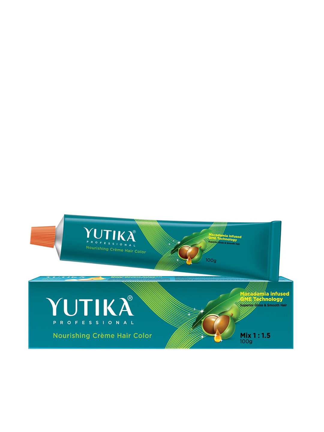 YUTIKA Beige Professional Nourishing Creme Hair Color - 100gm - Light Beige Blonde