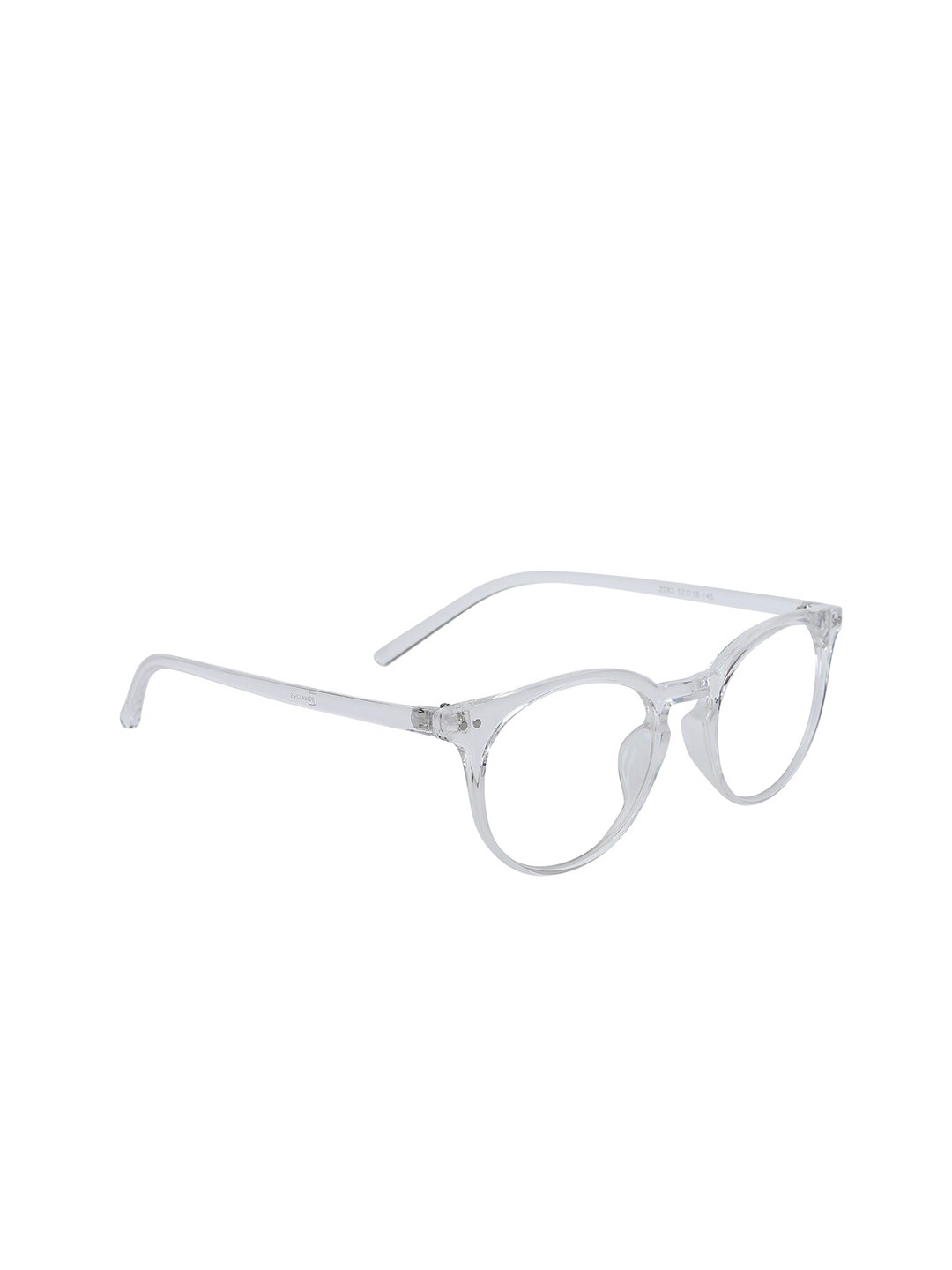 Peter Jones Eyewear Unisex Transparent Medium Optical frame