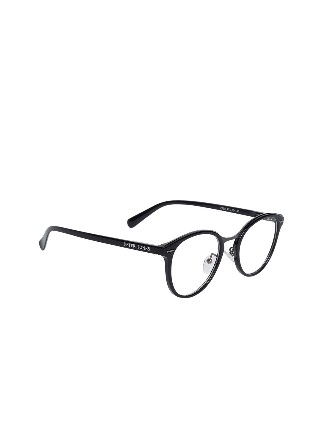 Peter Jones Eyewear Unisex Transparent Full Rim Blue Light Blocking  Square Frames