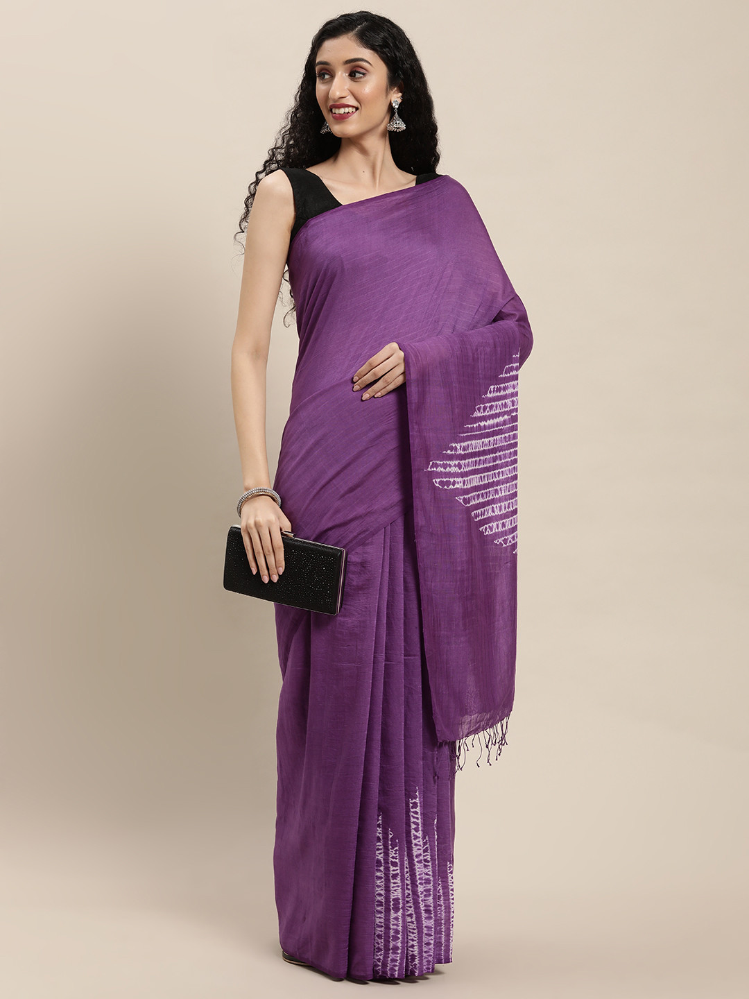 ArtEastri Handloom Shibori Cotton Saree
