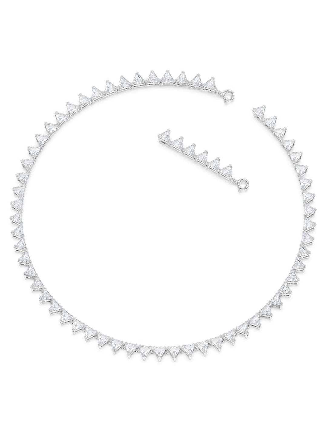 SWAROVSKI White Rhodium Plated Millenia Necklace