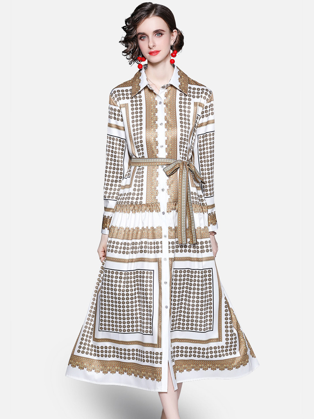 JC Collection Multicoloured Shirt Midi Dress