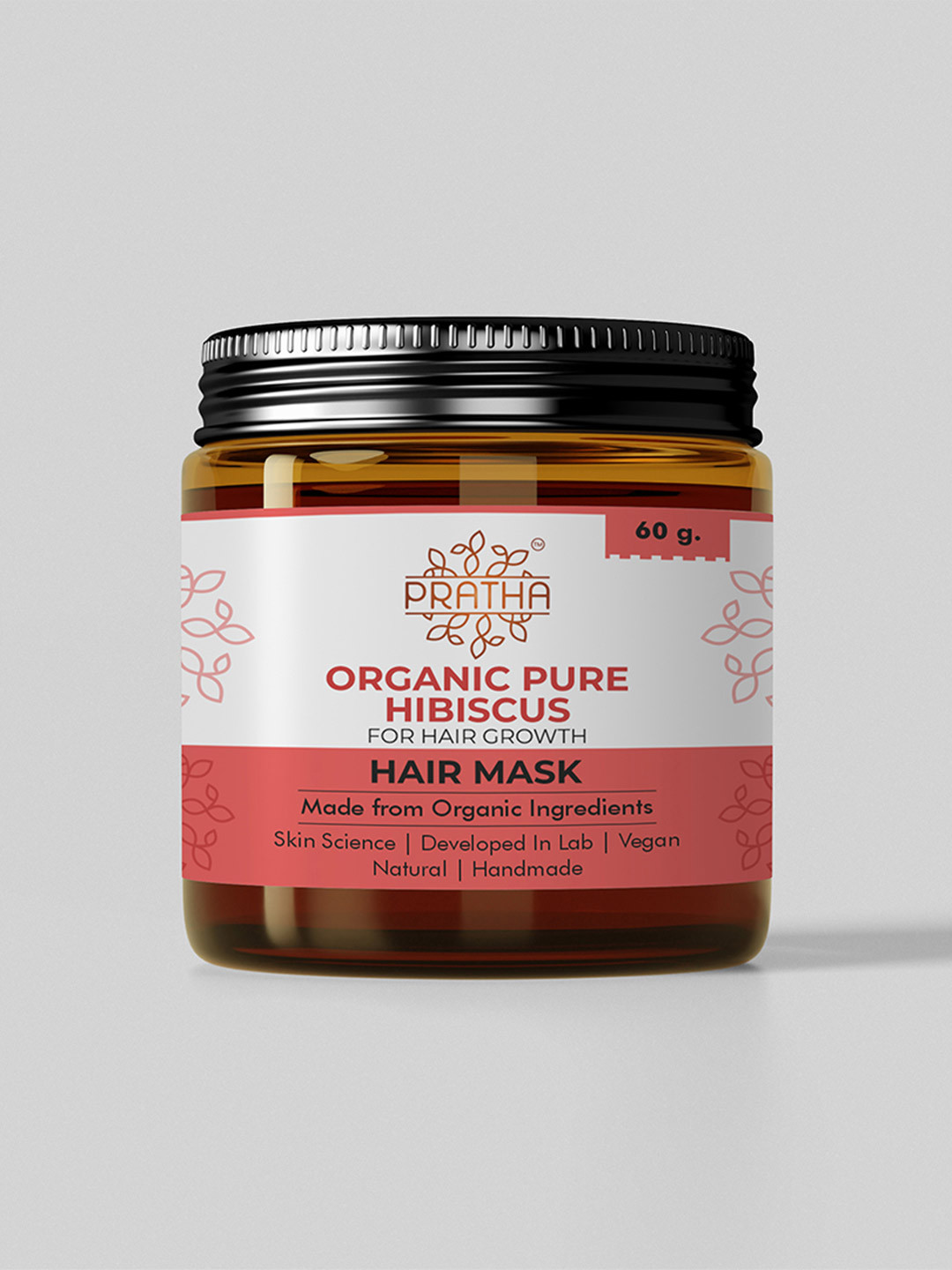 Pratha Organic Pure Hibiscus Flower Powder Hair Mask 60 g