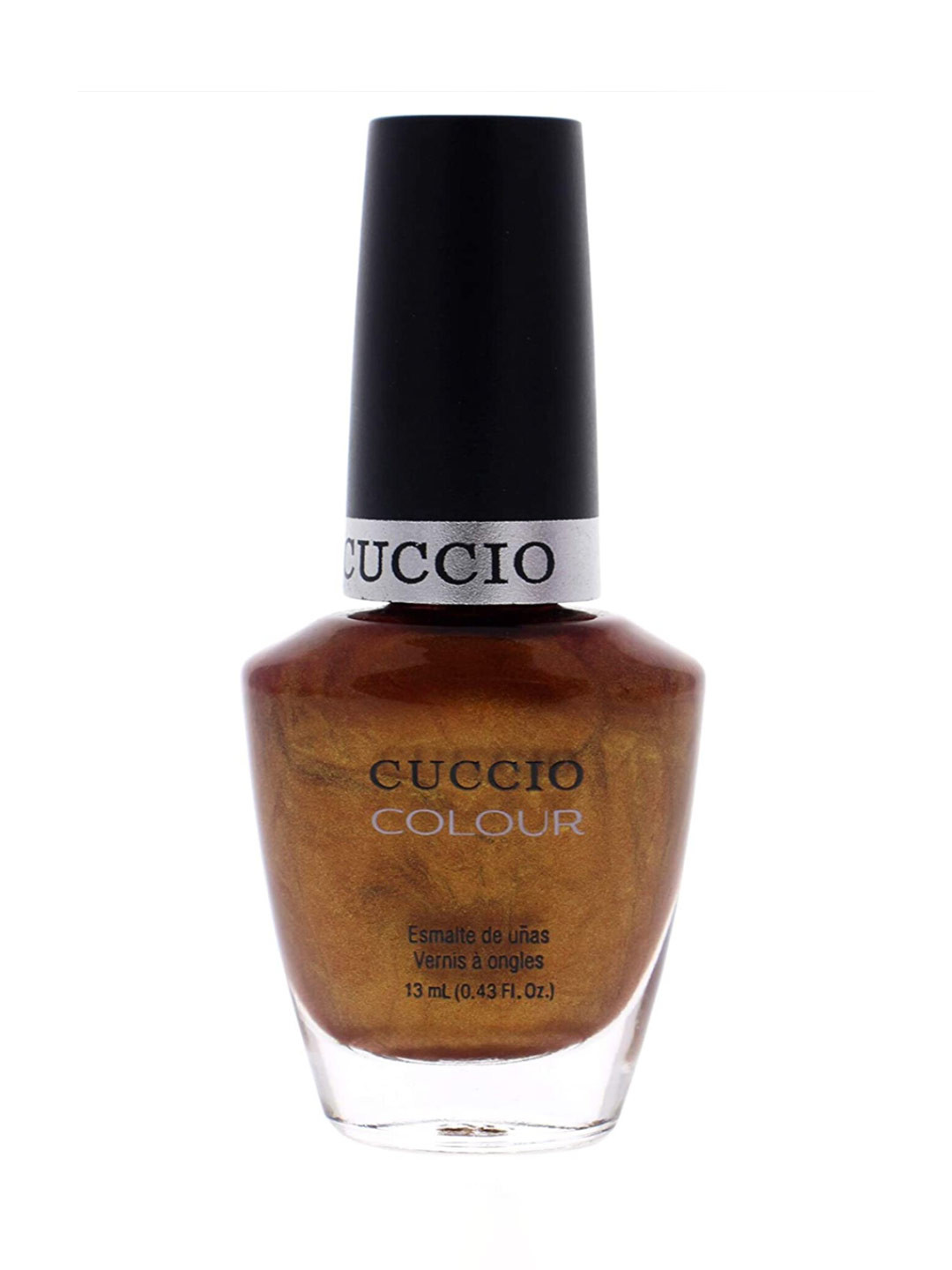 Cuccio Russian Opulence Nail Polish - Metallic Gold with Shimmer 13 ml
