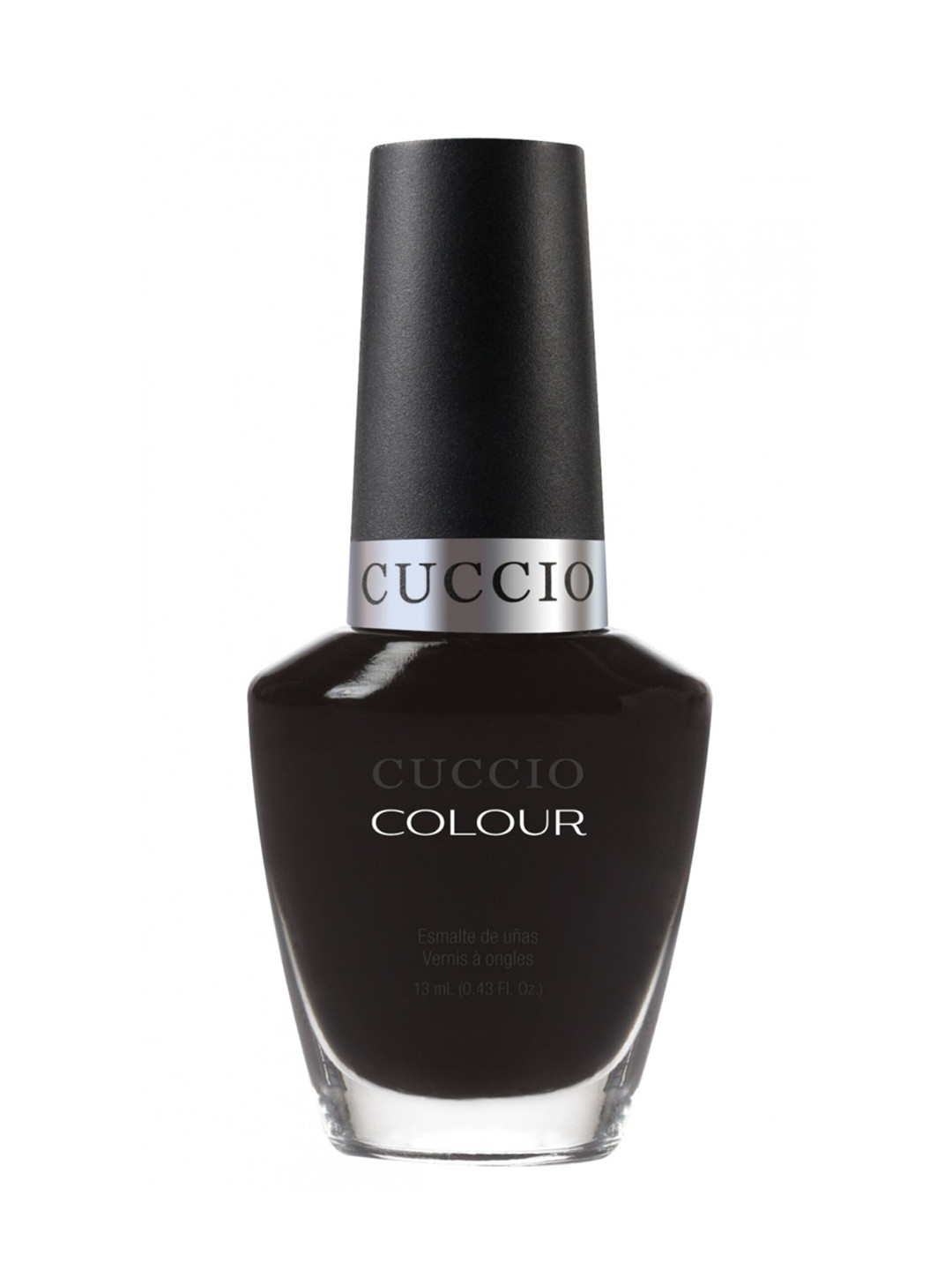 Cuccio 2AM in Hollywood Nail Polish - Traditional Black 13 ml