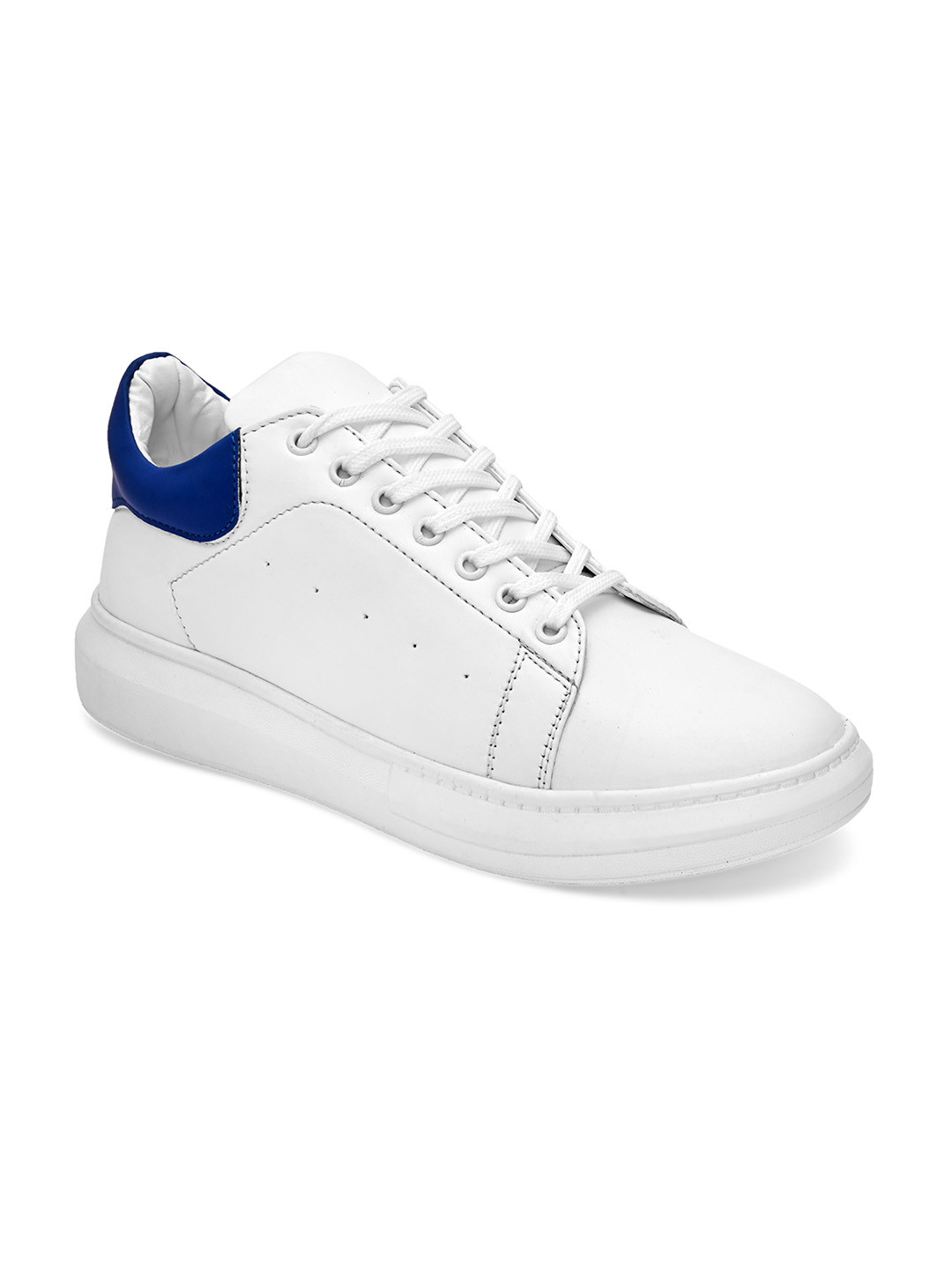 Giorgio Men Blue Leather Sneakers