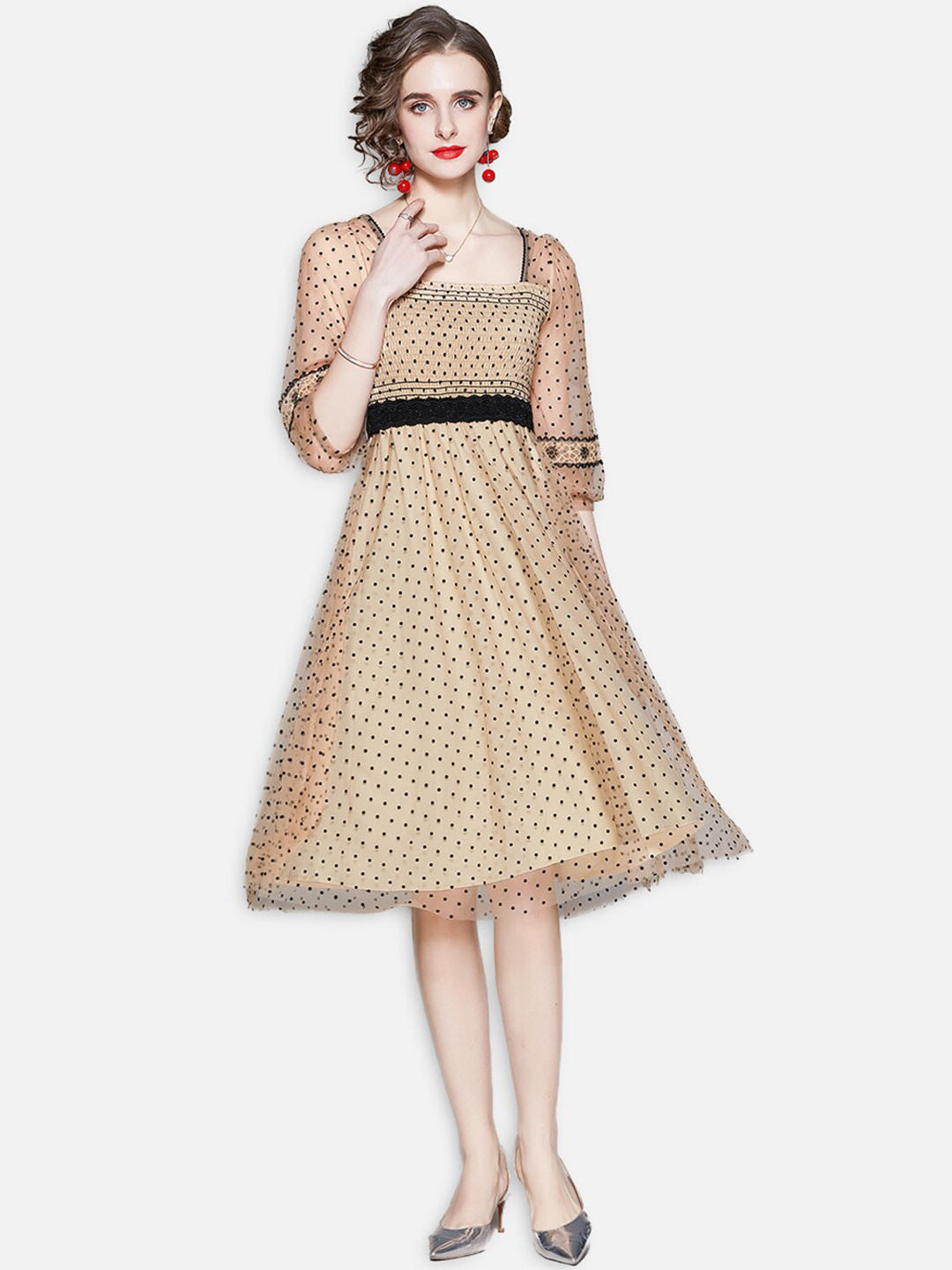JC Collection Beige Dress