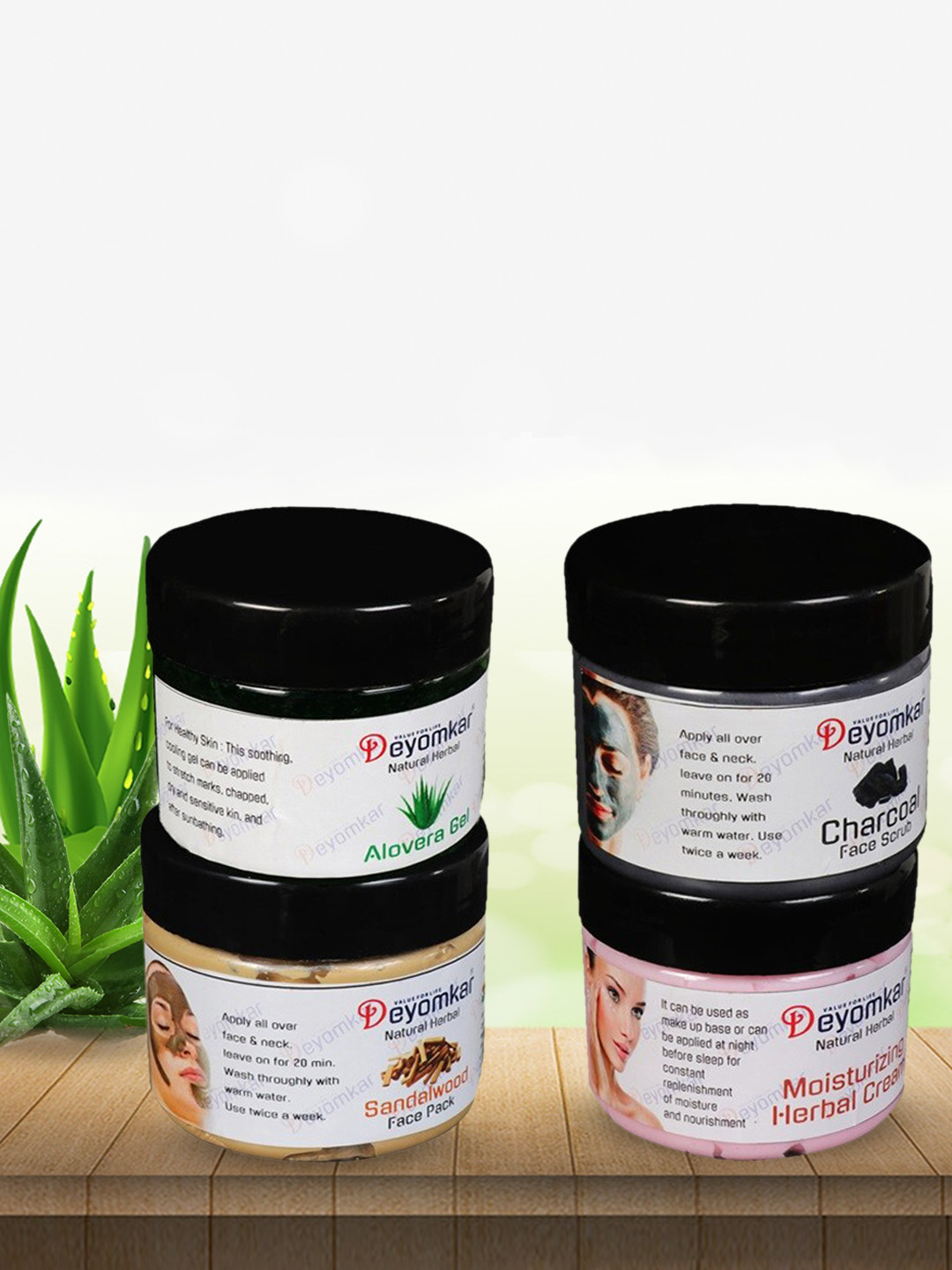 Deyomkar Unisex Natural Herbal Facial Kit