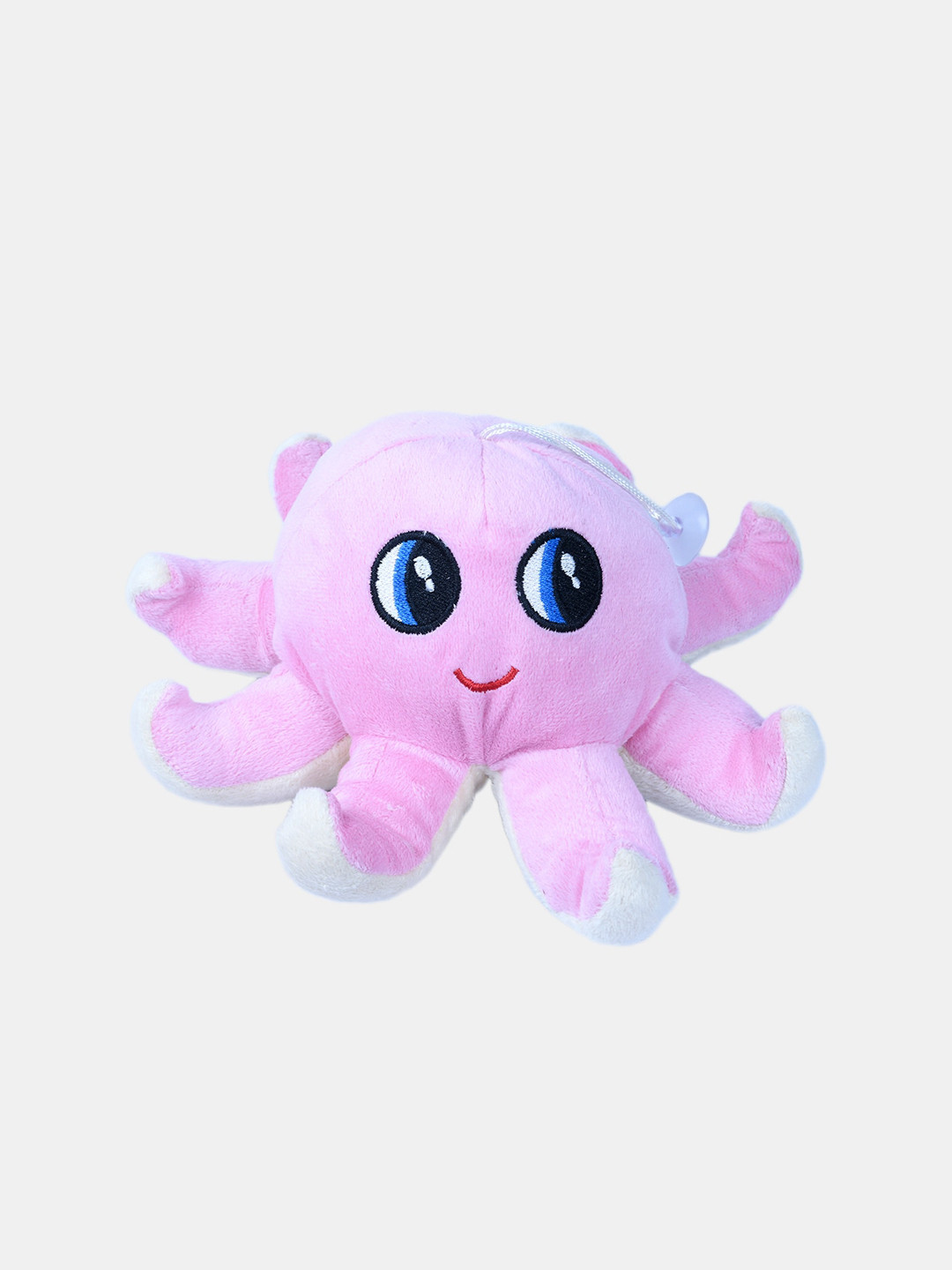 DukieKooky Kids Pink & White Small Octopus Soft Toy