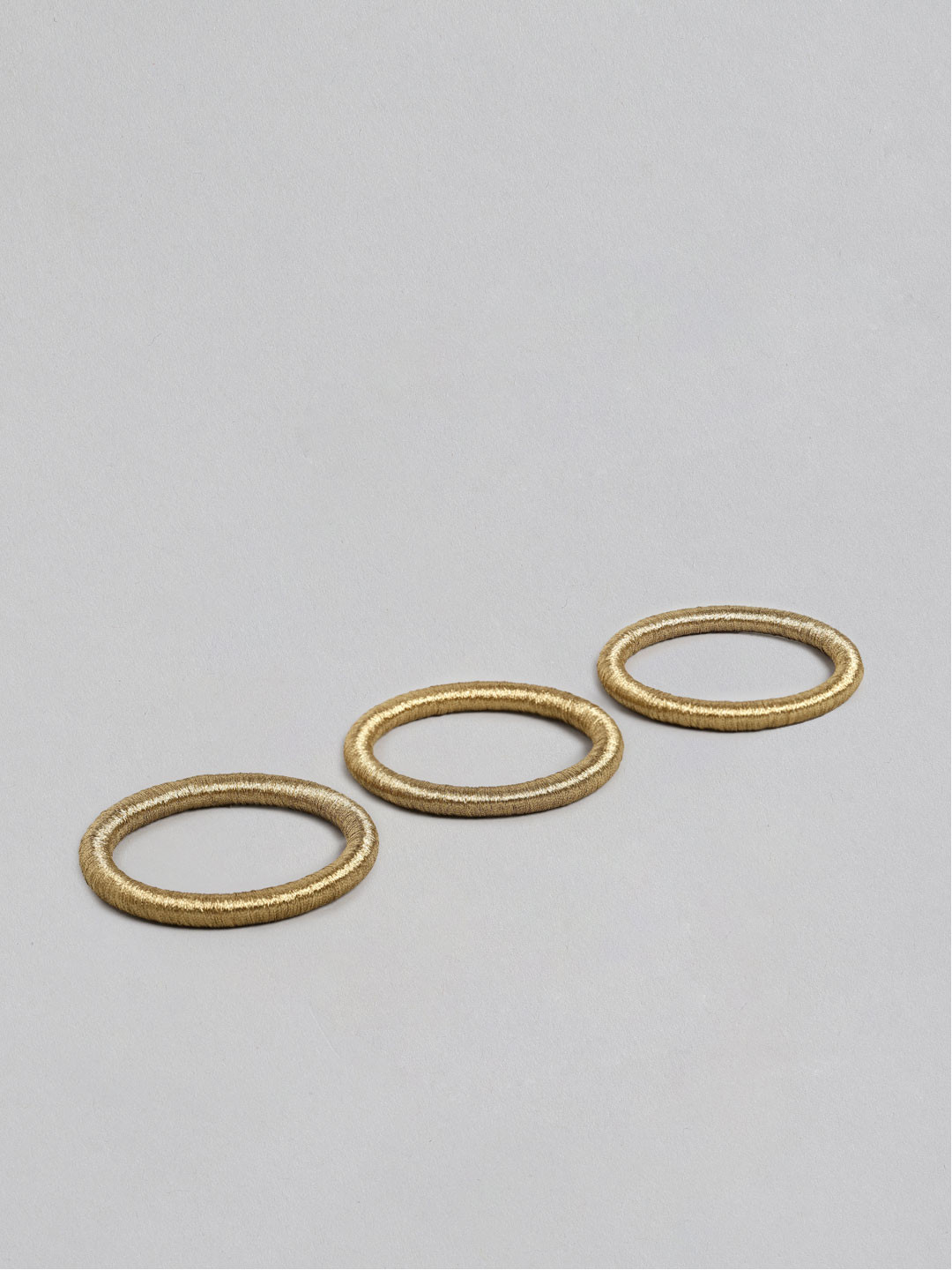 RICHEERA Women Gold-Toned Wood Bangle-Style Bracelet