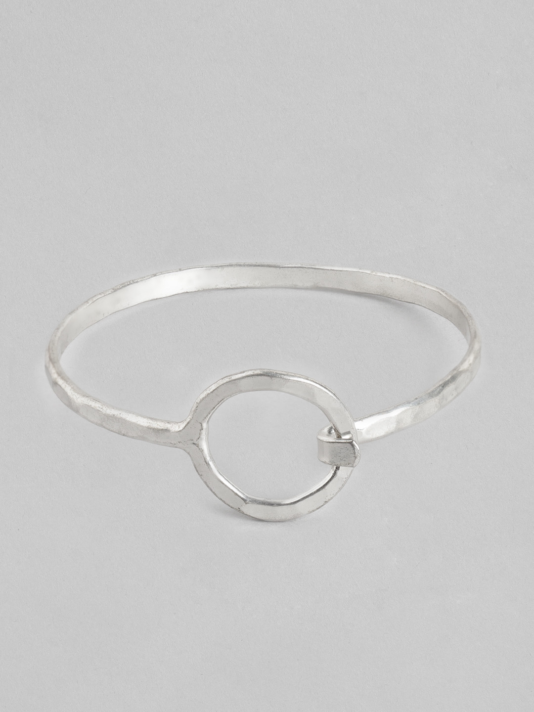 RICHEERA Women Silver-Toned Ring Bracelet
