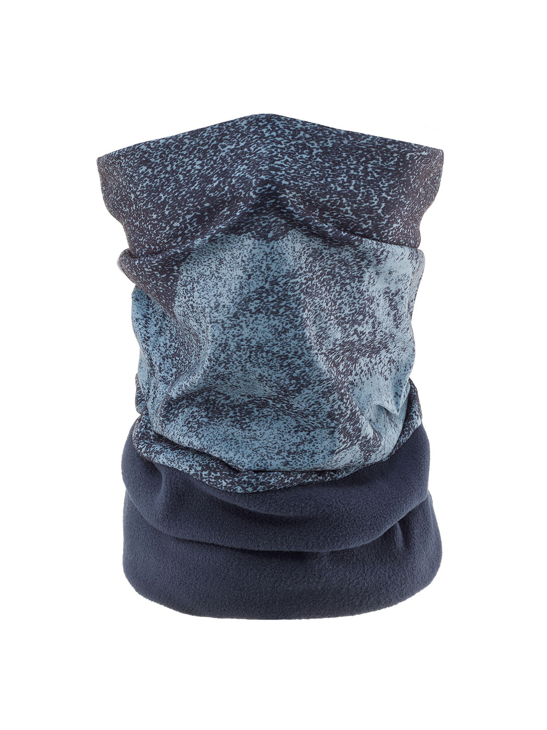 Decathlon WEDZE Unisex Kids Blue Printed Fleece Scarf