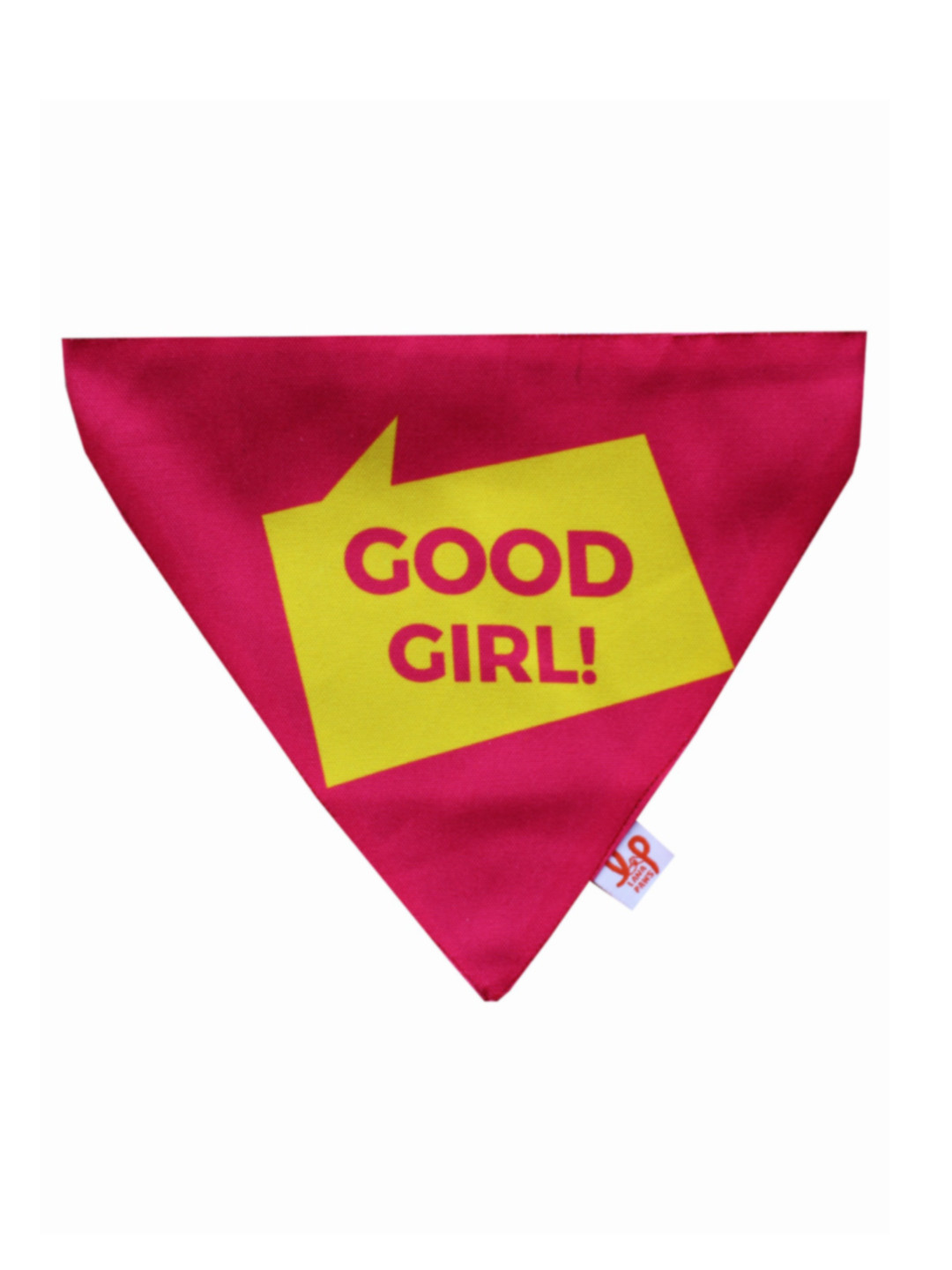 LANA PAWS Pink & Yellow Graphic Printed Dog Bandana