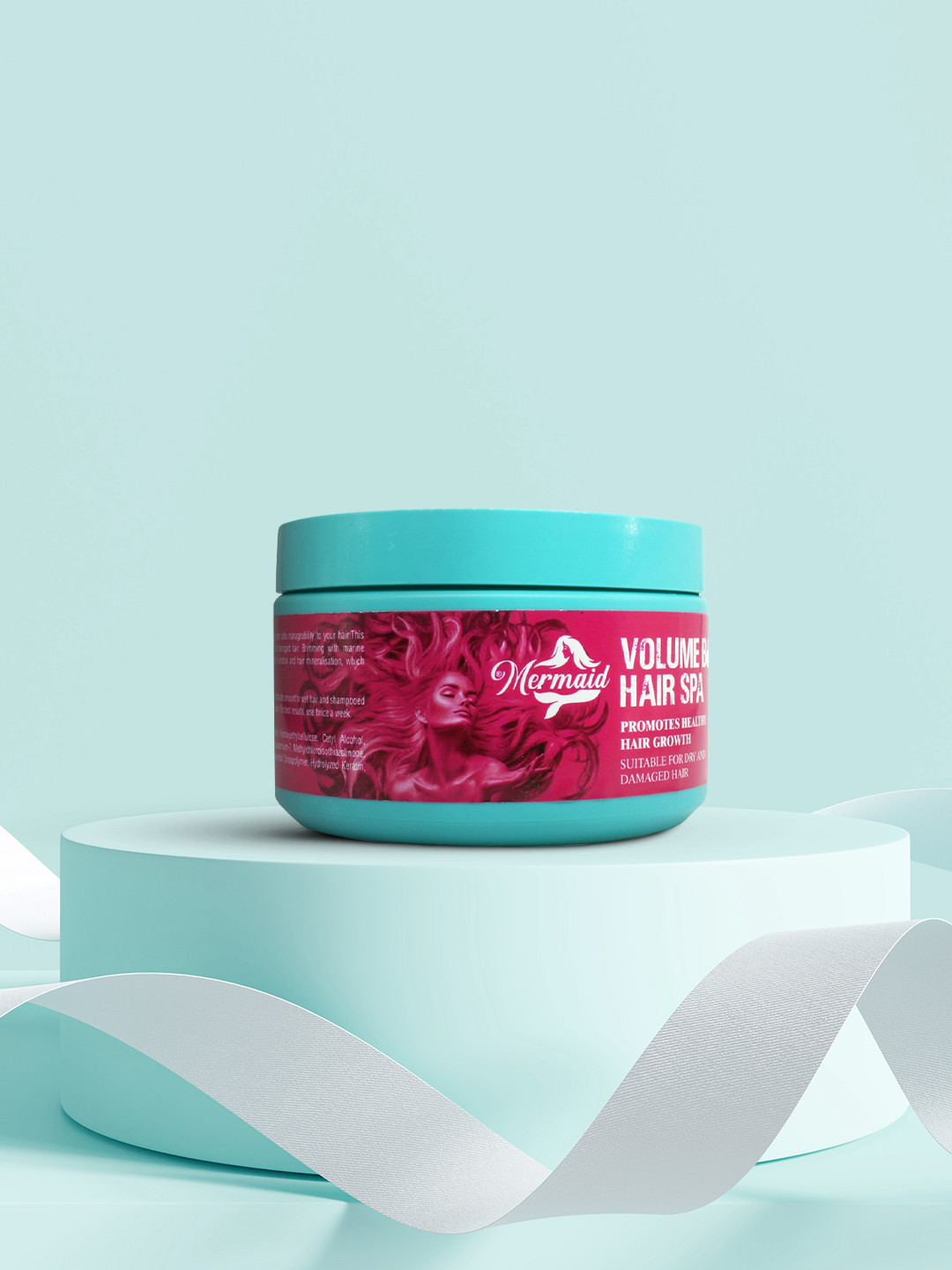 Mermaid Volume Boost Hair Spa - Keratin Complex & Special Polymers - 200 g