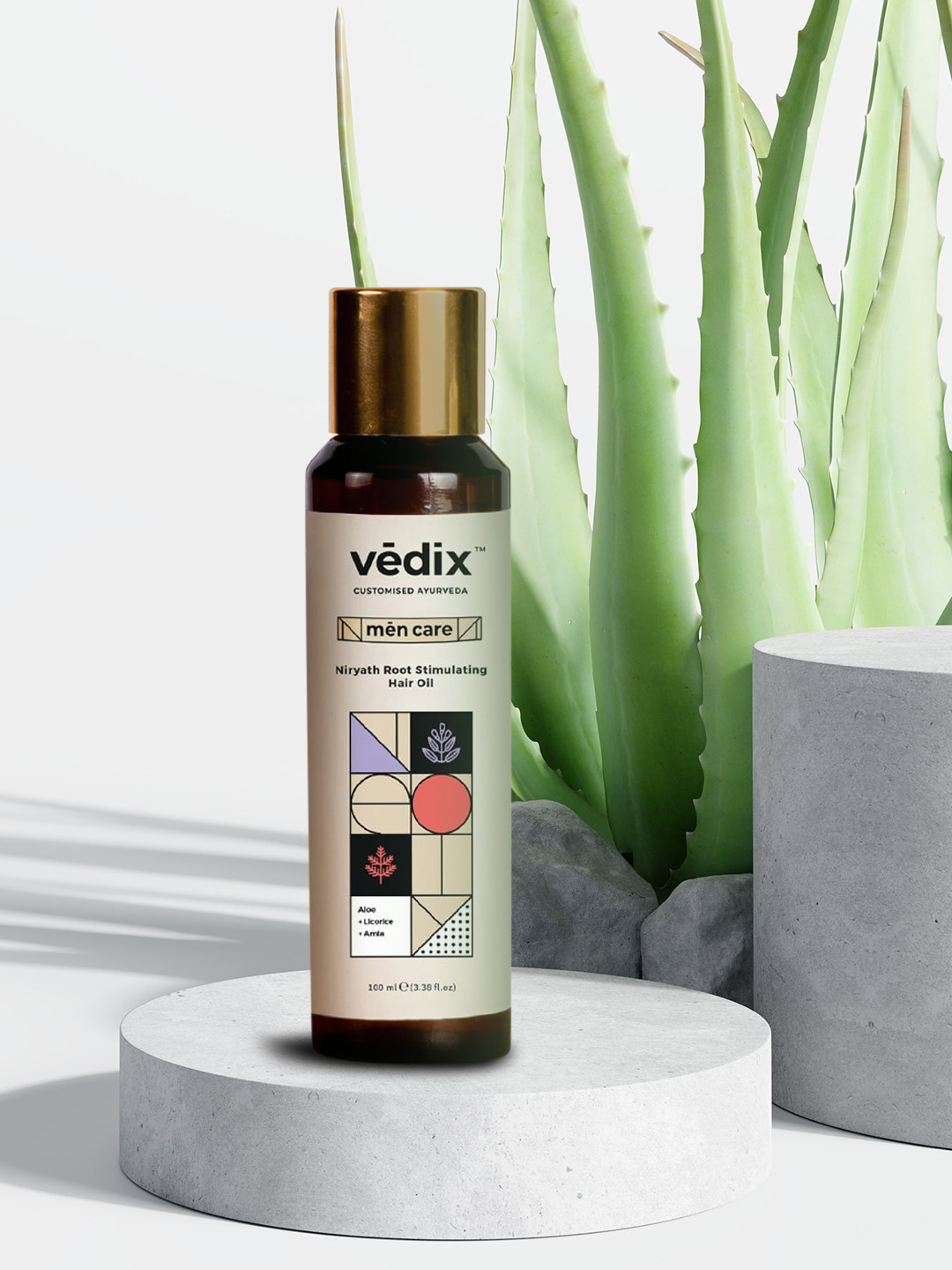 VEDIX Men Ayurvedic Anti Hairfall Niryath Rt. Stimulating Hair Oil