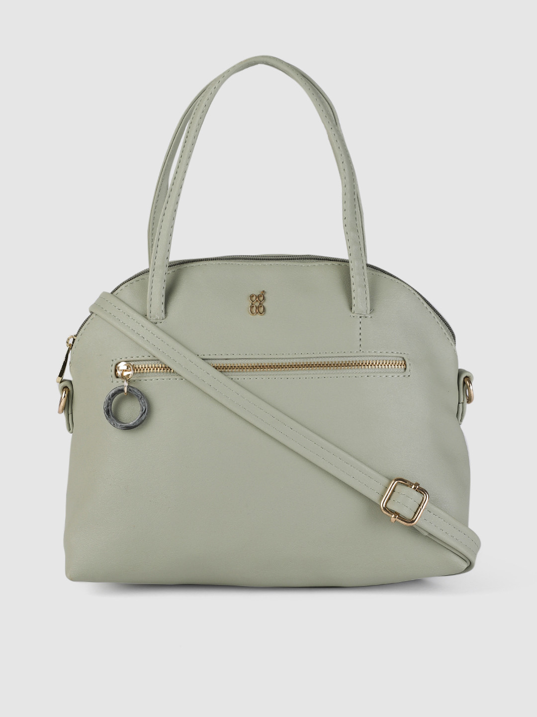 Baggit Green Structured Shoulder Bag