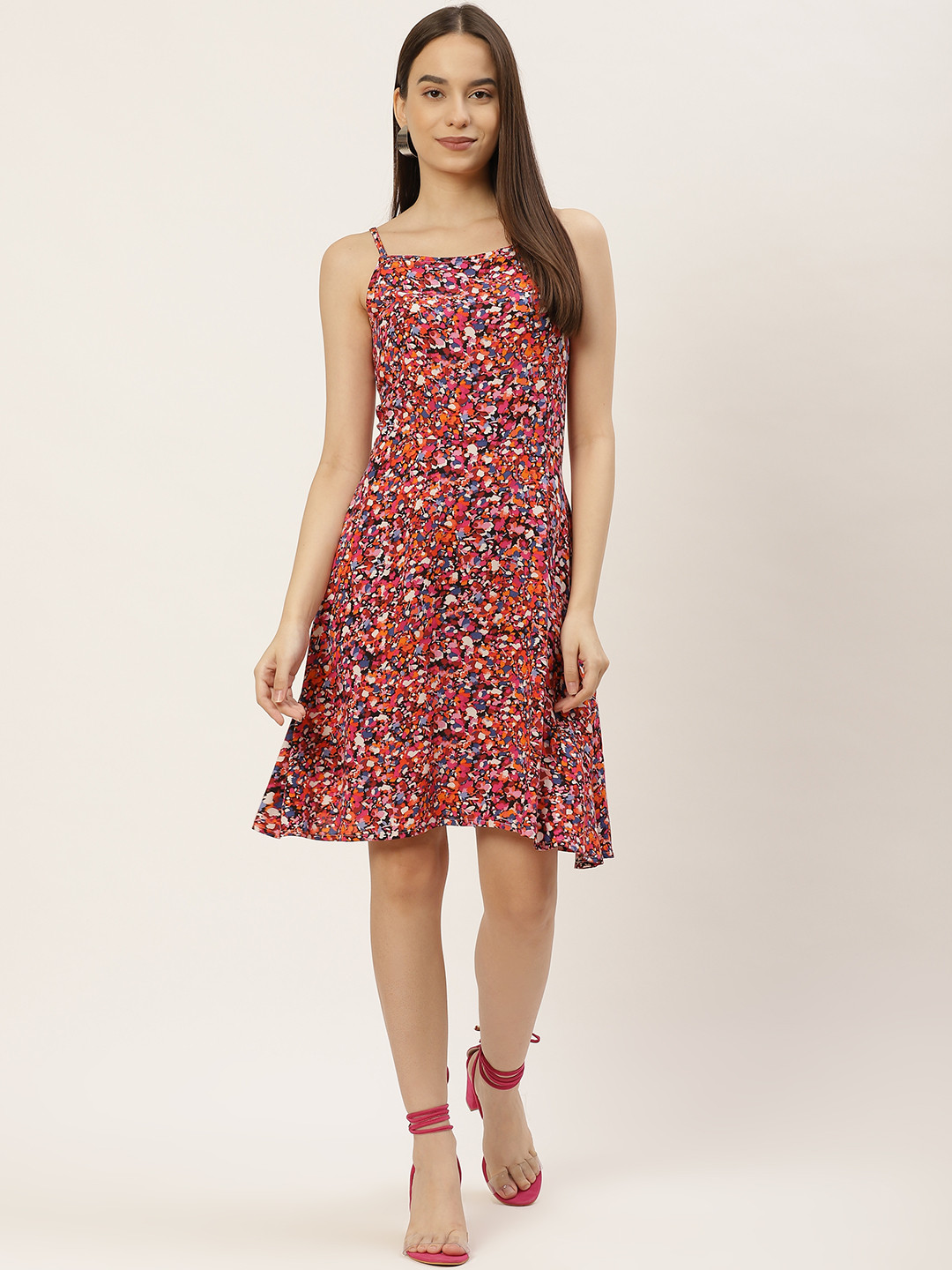 WISSTLER Multicoloured Floral Mini Dress