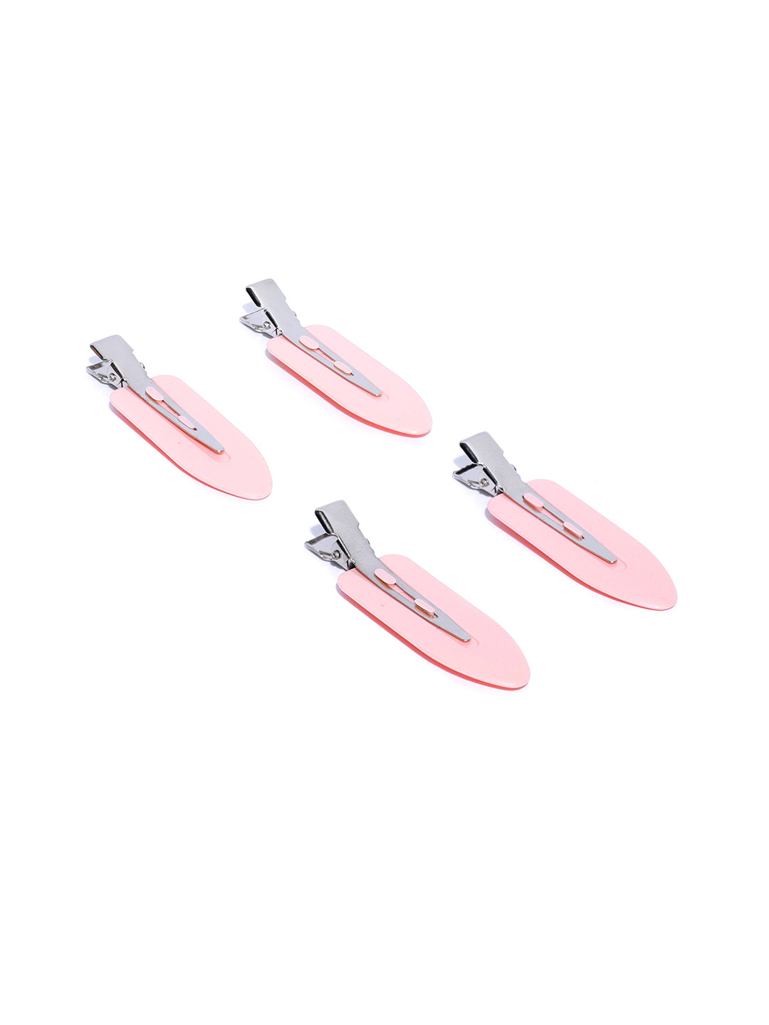 Jewels Galaxy Women Pink Set of 4 Hair Clips