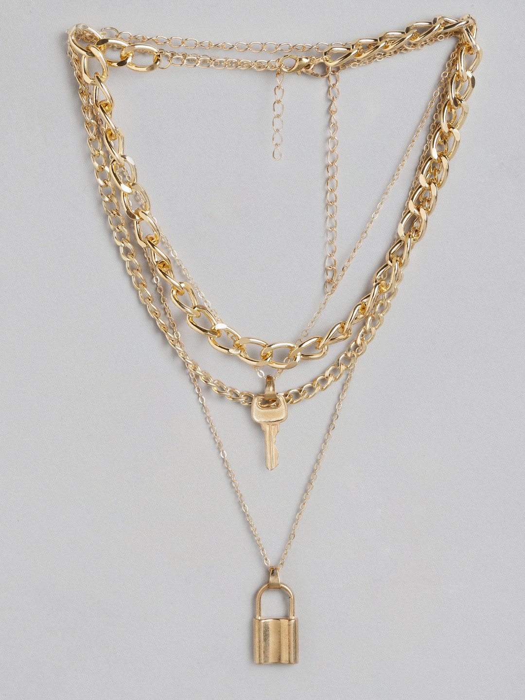 Jewels Galaxy Set of 2 Gold-Plated Necklaces