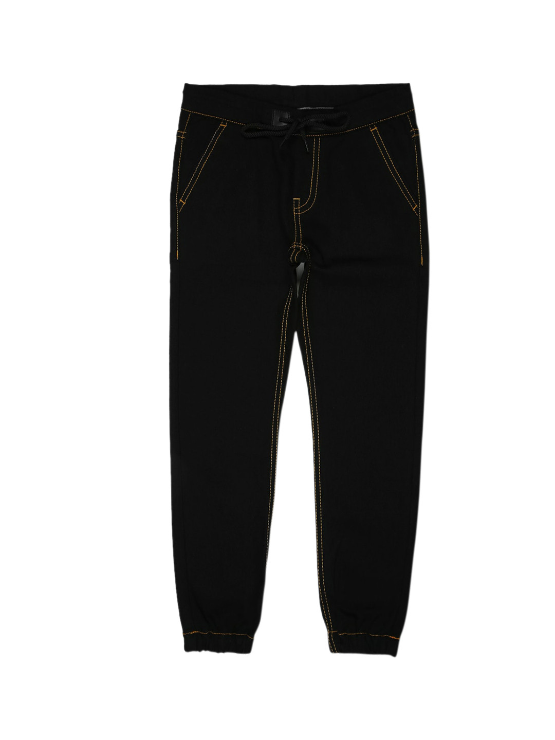 Urbano Juniors Boys Black Slim Fit Joggers Trousers