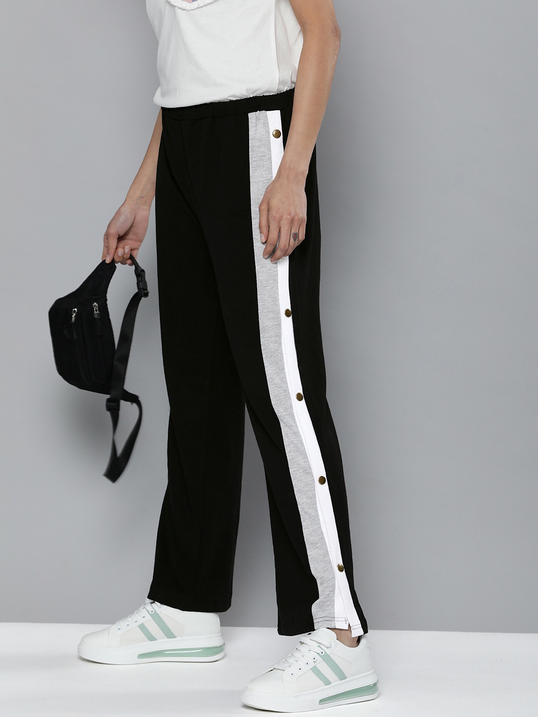 Women's side stripe track shops pants