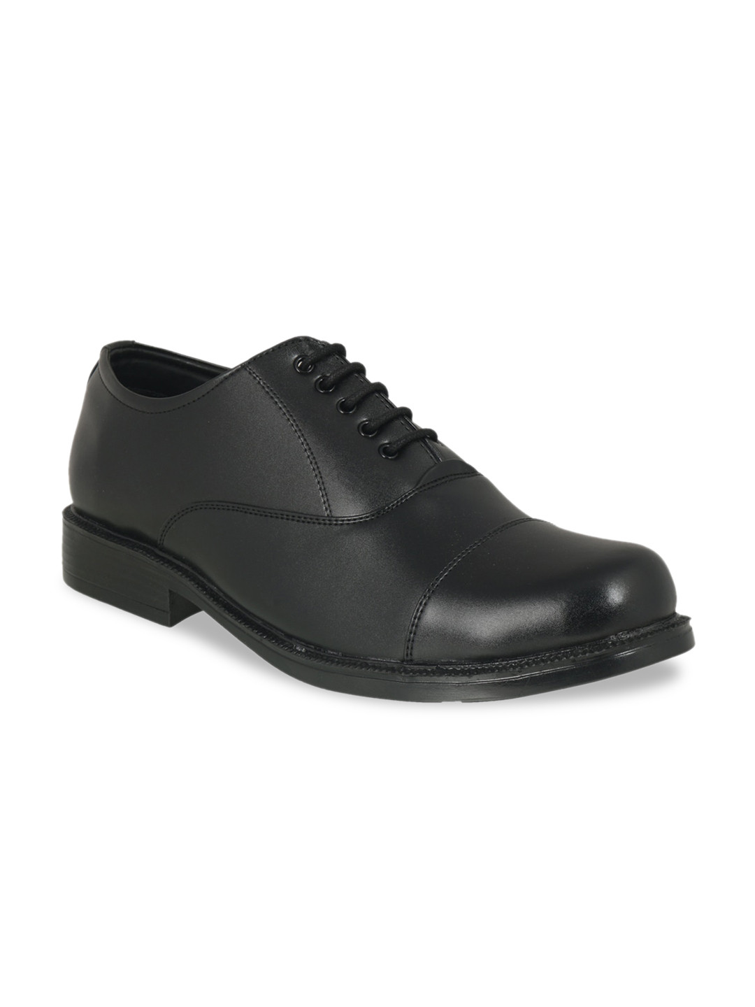 Action Dotcom Men Black Synthetic Leather Formal Shoes-DC-3105