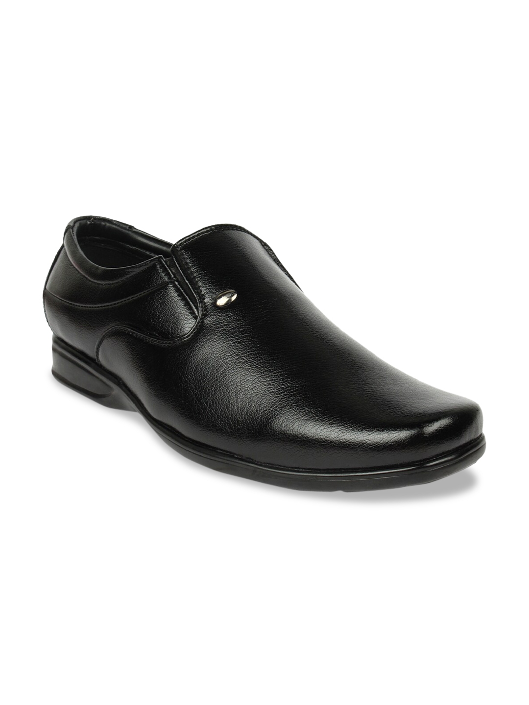 Action Men Black Solid Slip On Formal Shoes