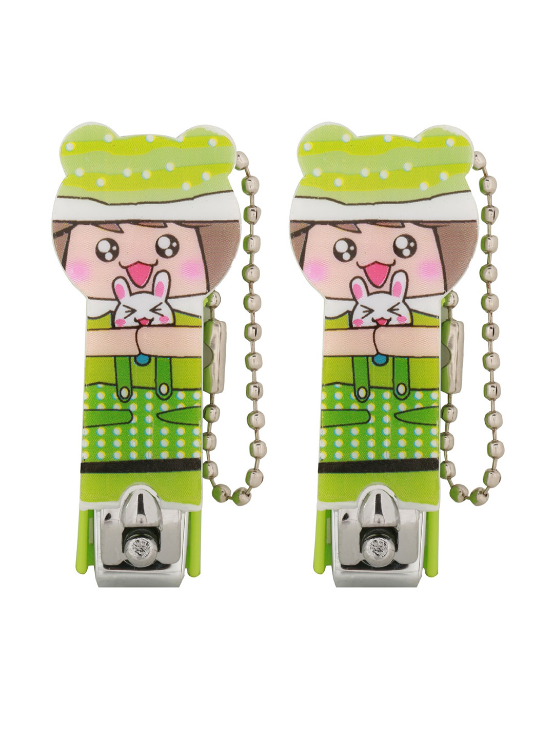 POKORY Kids Green Pack of 2  Nail Cutter