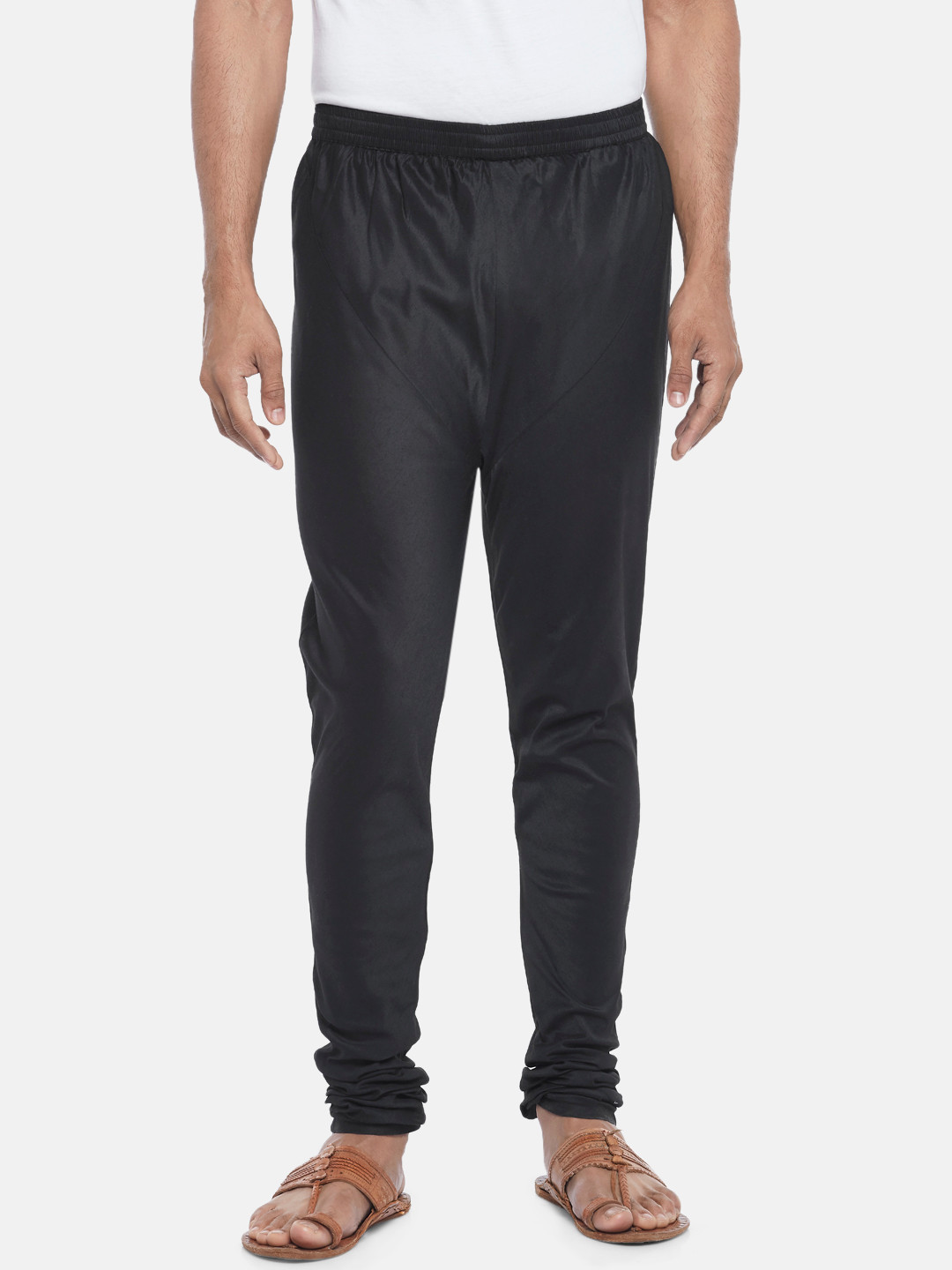 indus route by Pantaloons Men Loose Fit Mid-Rise Slip-On Churidar