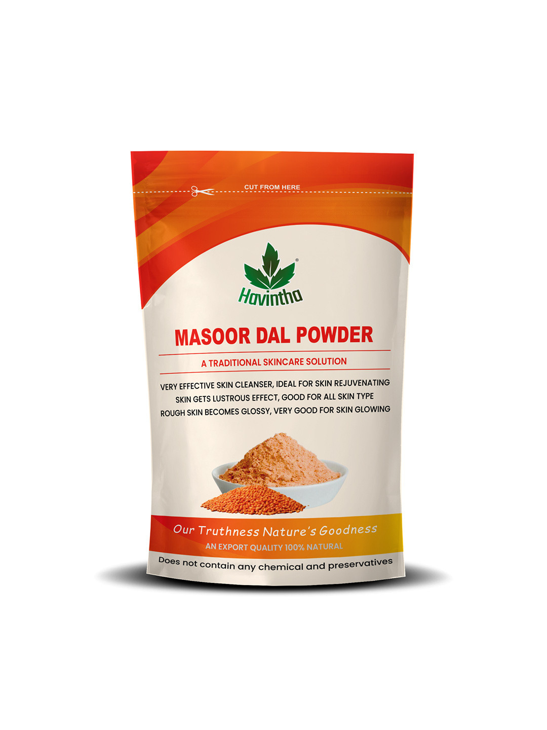 Havintha Masoor Dal Powder Herbal Face Wash 227gm