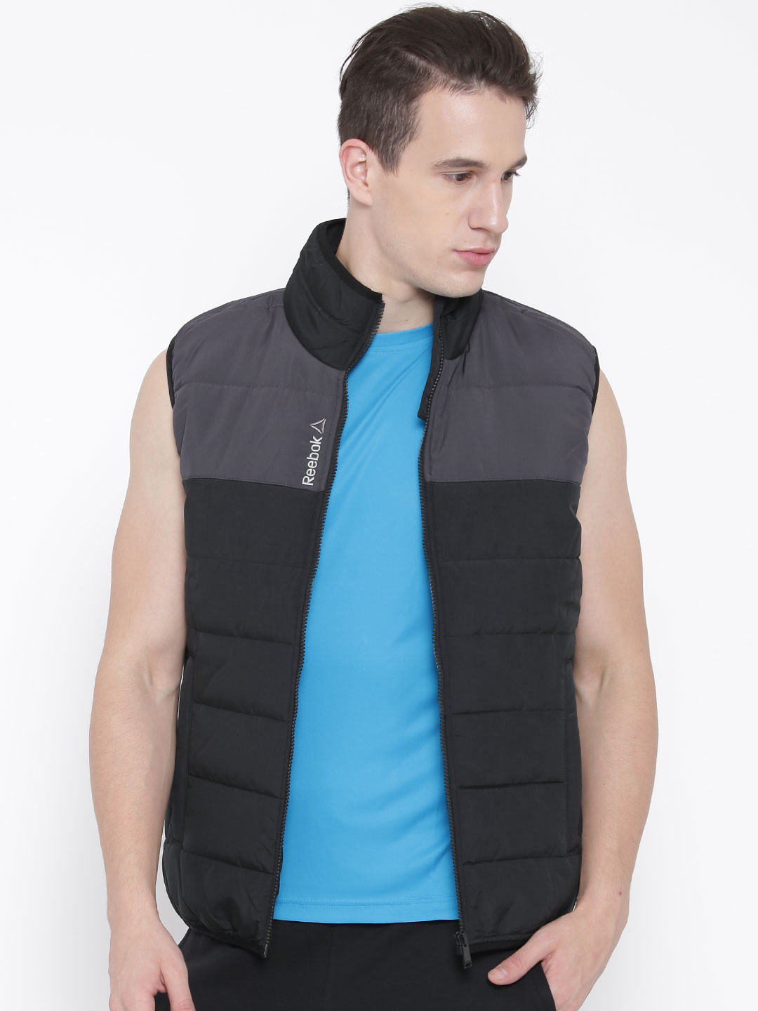 reebok sleeveless jacket