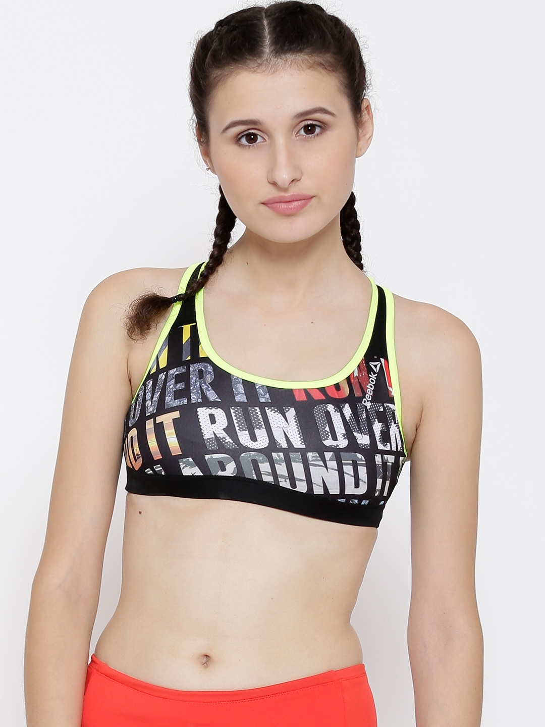 reebok girls sports bra