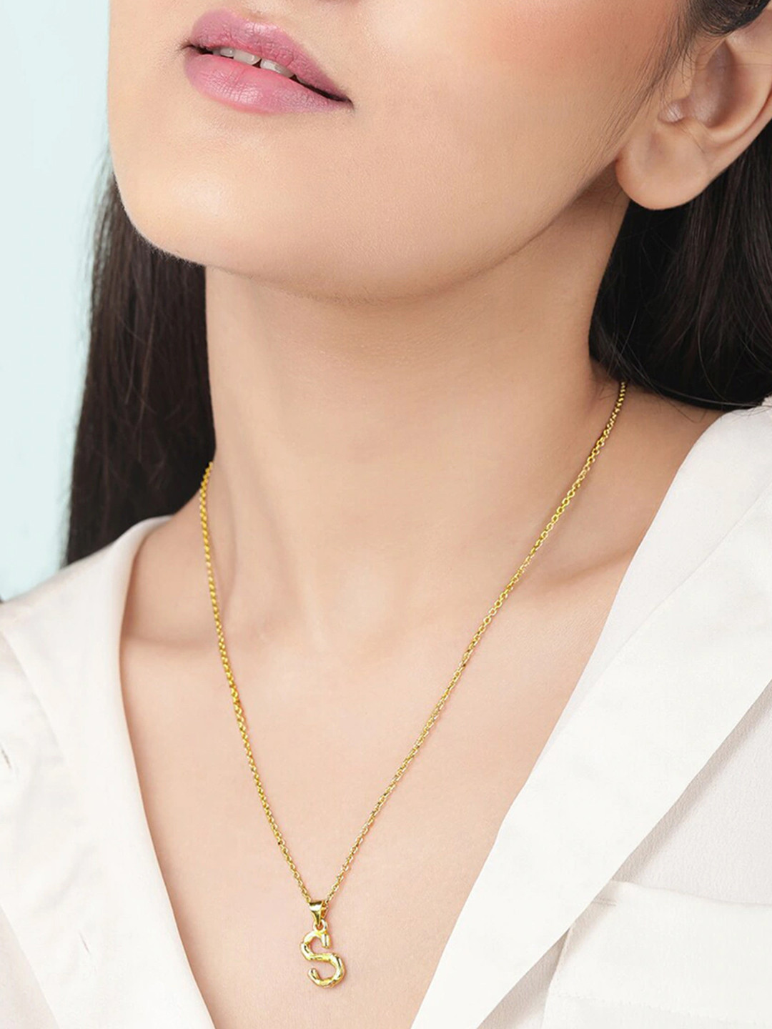 TOKYO TALKIES X rubans FASHION ACCESSORIES Gold-Toned Gold-Plated Handcrafted Necklace