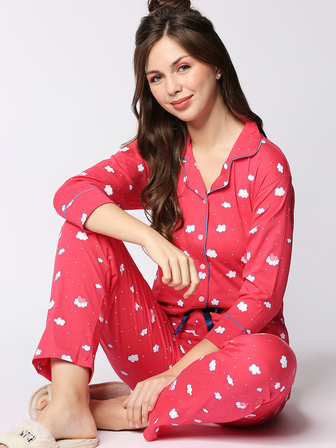 I like me Women Pink Self Design