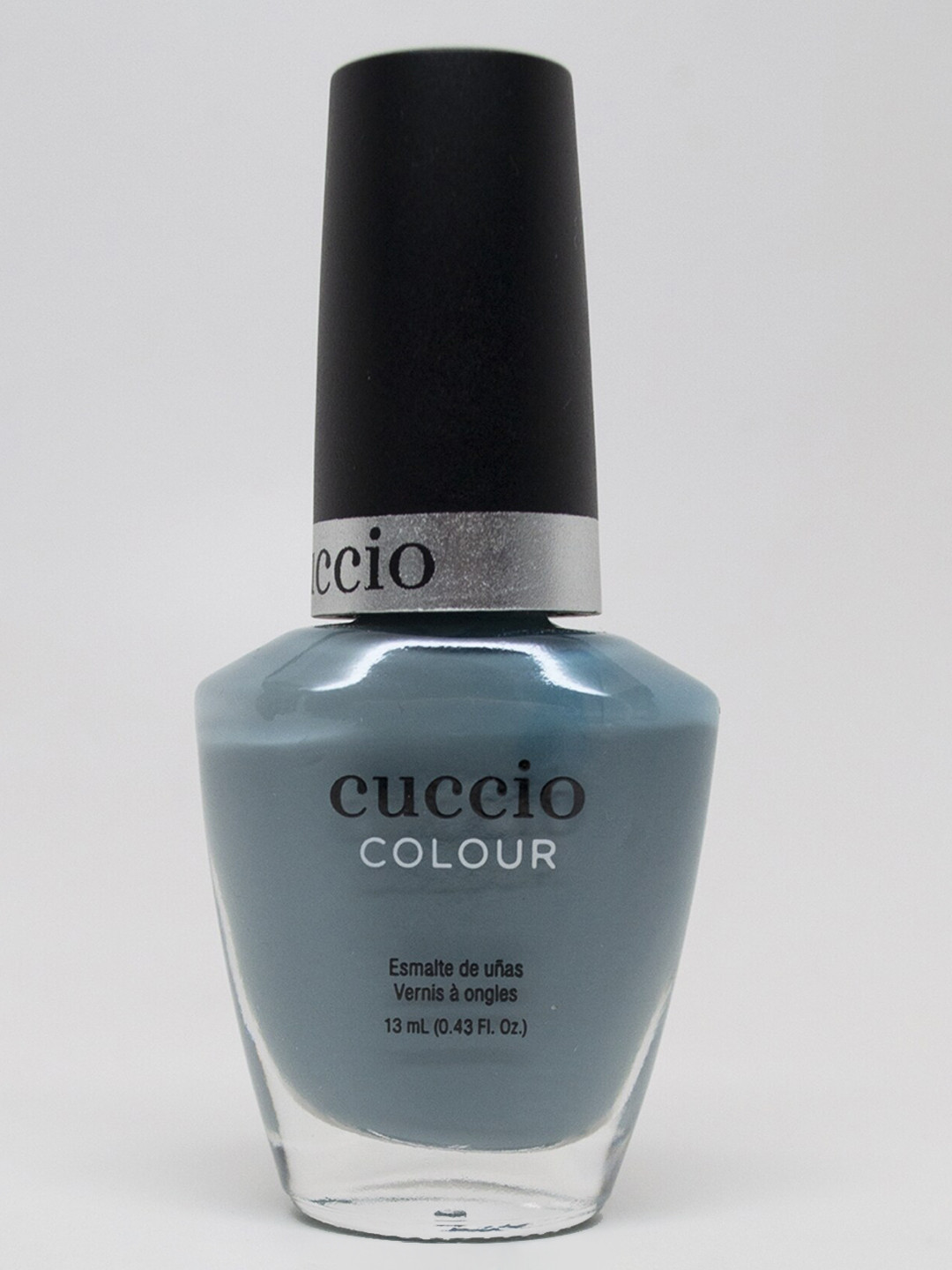 Cuccio Grey Imagine Long Lasting Glossy Paraben Free Nail Polish- 13 ml