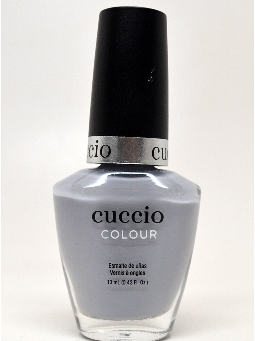 Cuccio Grey I Reflect Long Lasting Paraben Free Glossy Nail Polish 13ml