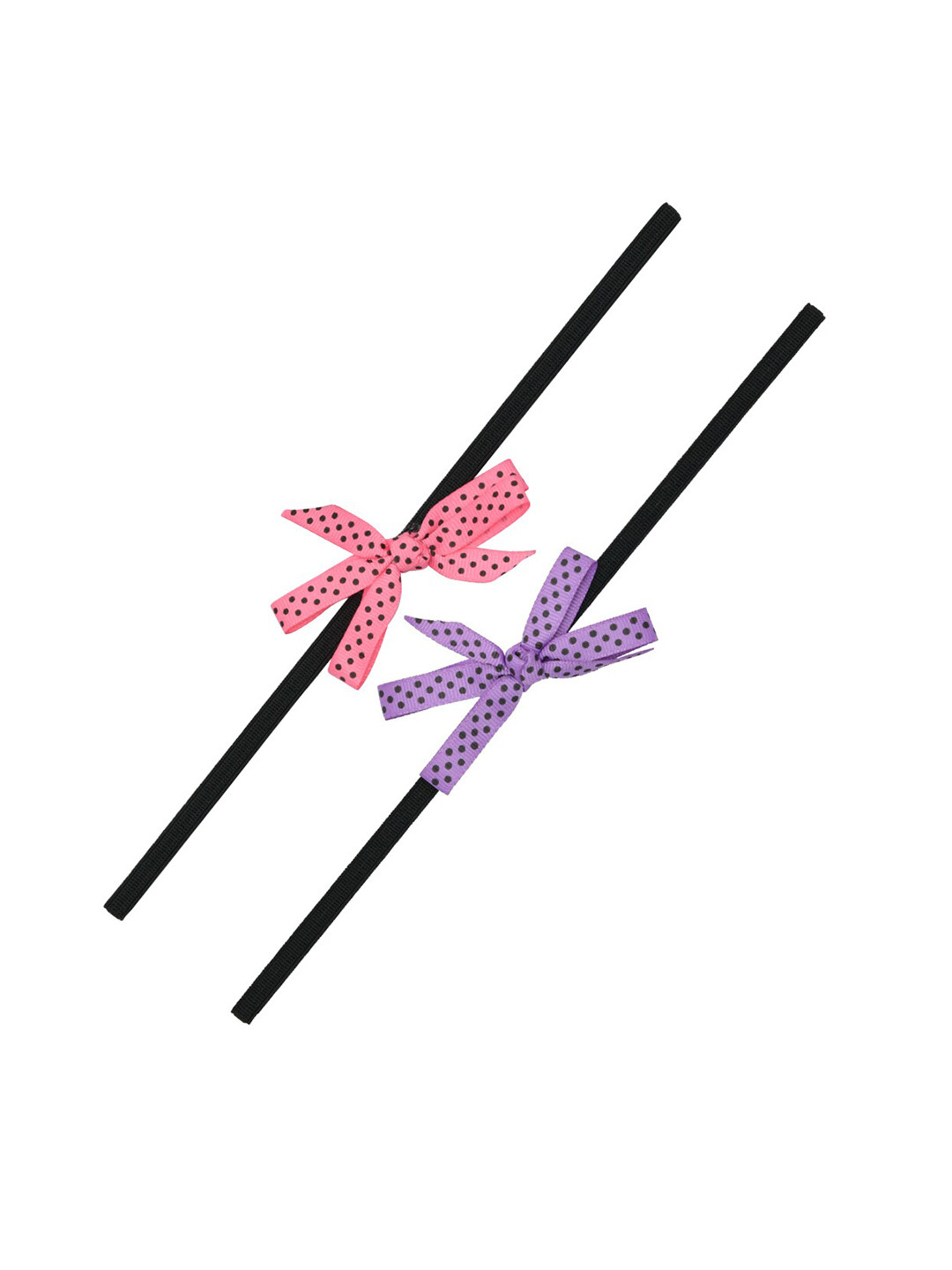 FUNKRAFTS Girls Pack of 2 Pink & Lavendar Hairband