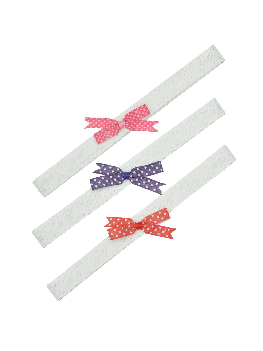 FUNKRAFTS Girls Set Of 3 Headband With Bows
