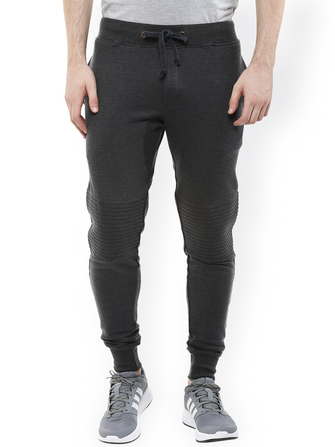 Wear Your Mind Charcoal Grey Joggers