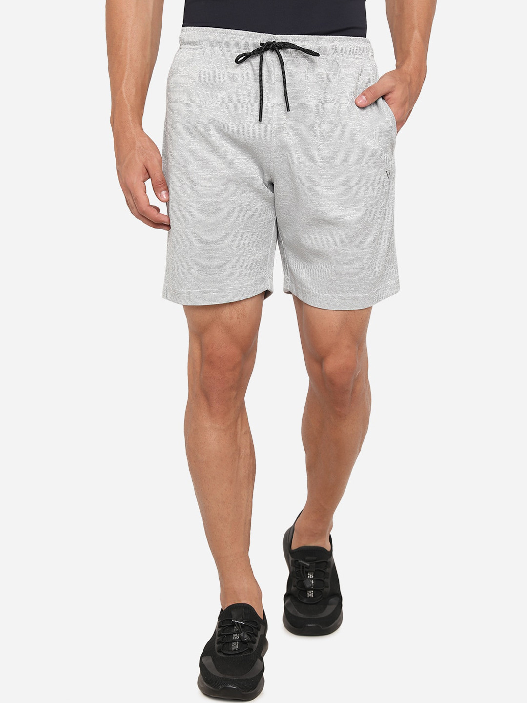 VS by Sehwag Men Grey Regular Shorts