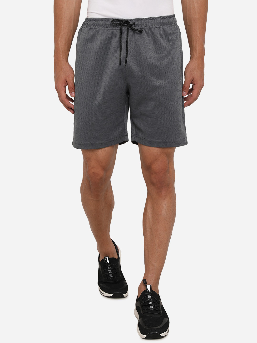 VS by Sehwag Men Charcoal Sports Shorts