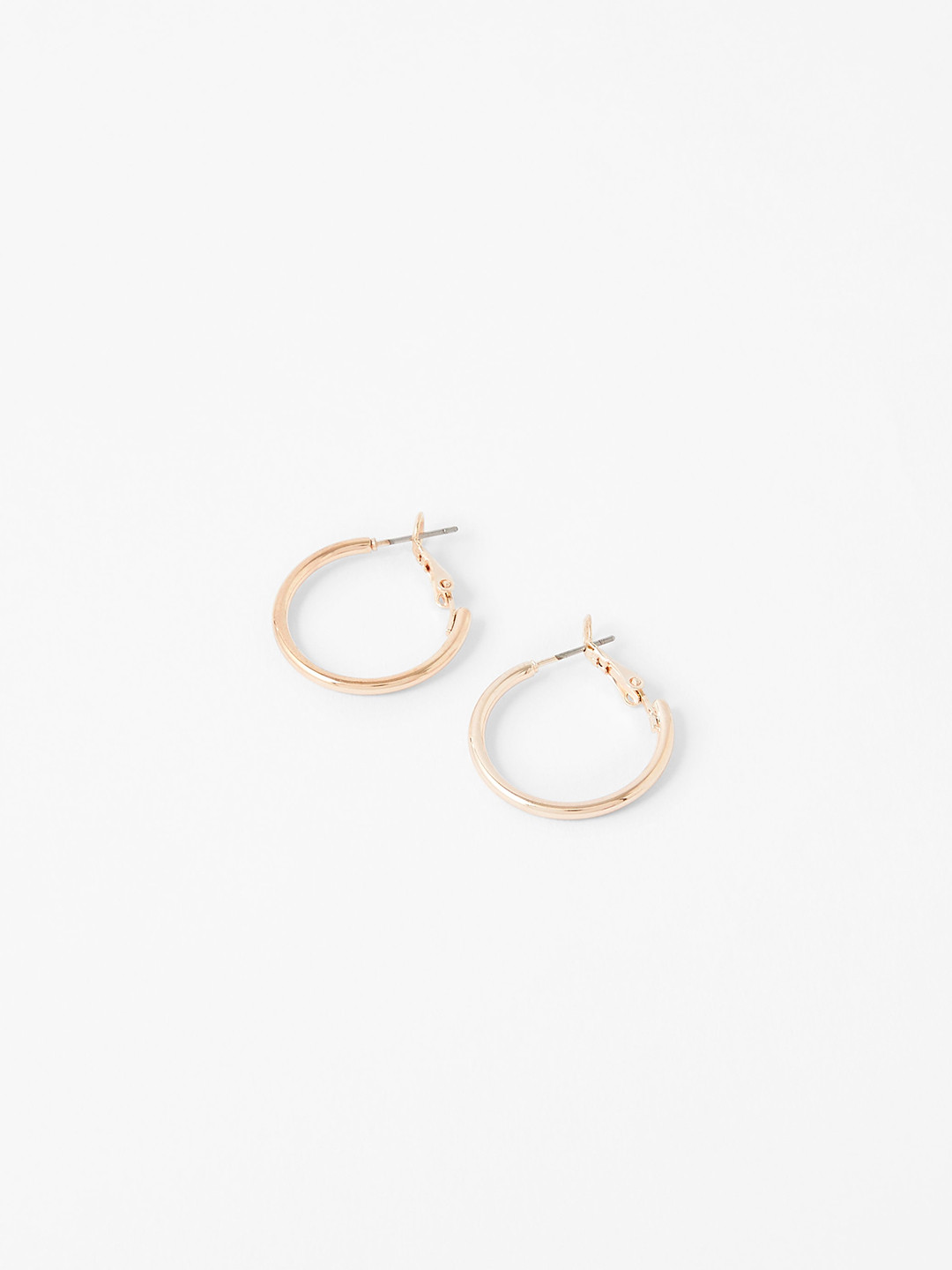 Accessorize Rose Gold Contemporary Hoop Earrings