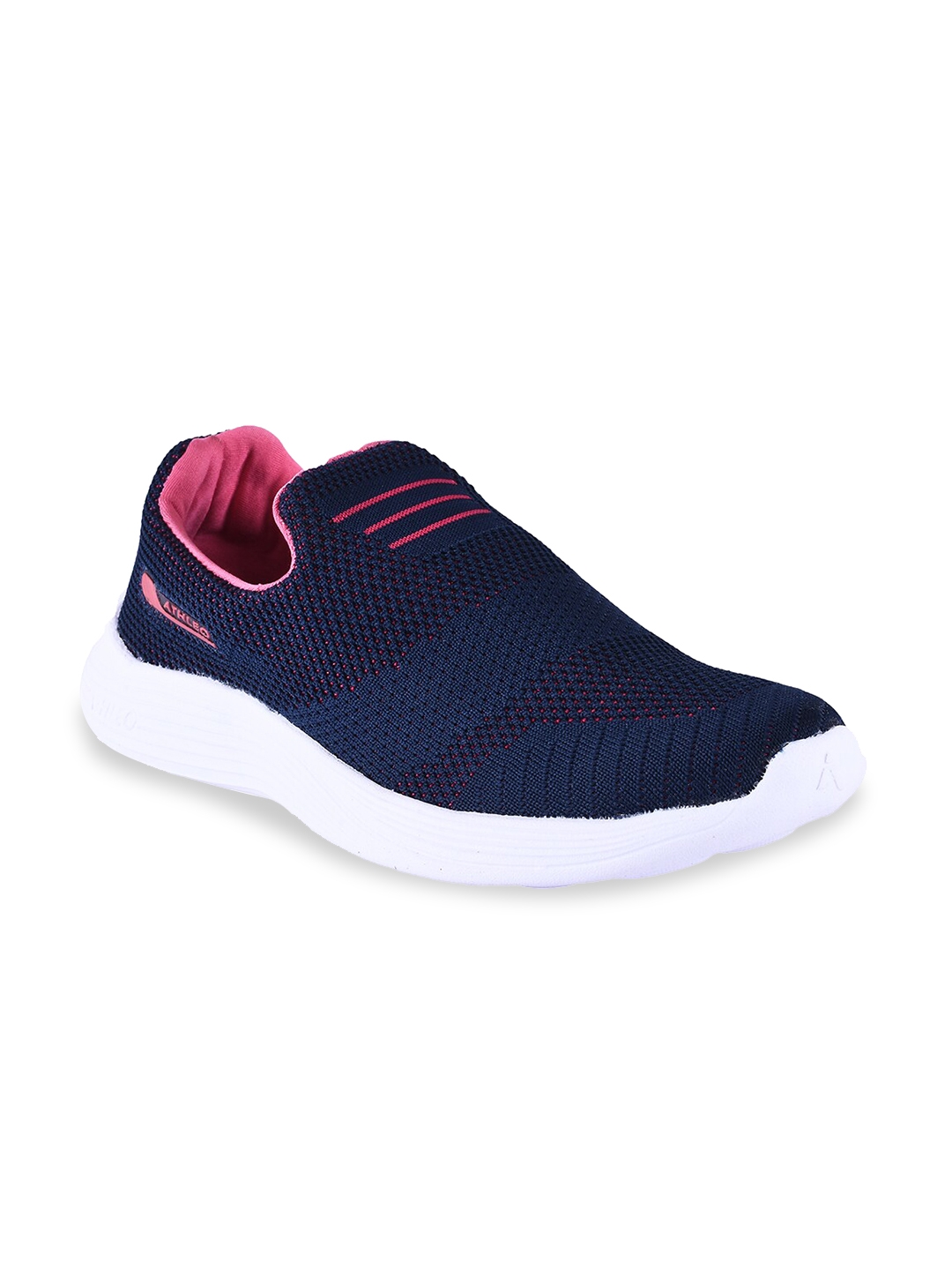 Action Women Navy Blue Running Slip On Sports Shoes