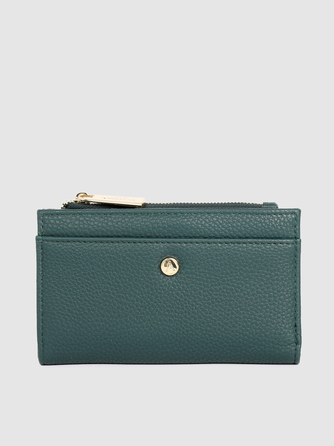 Accessorize Women Teal Blue Two Fold Wallet