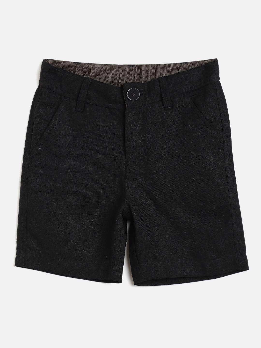 Boys black chino shorts discount