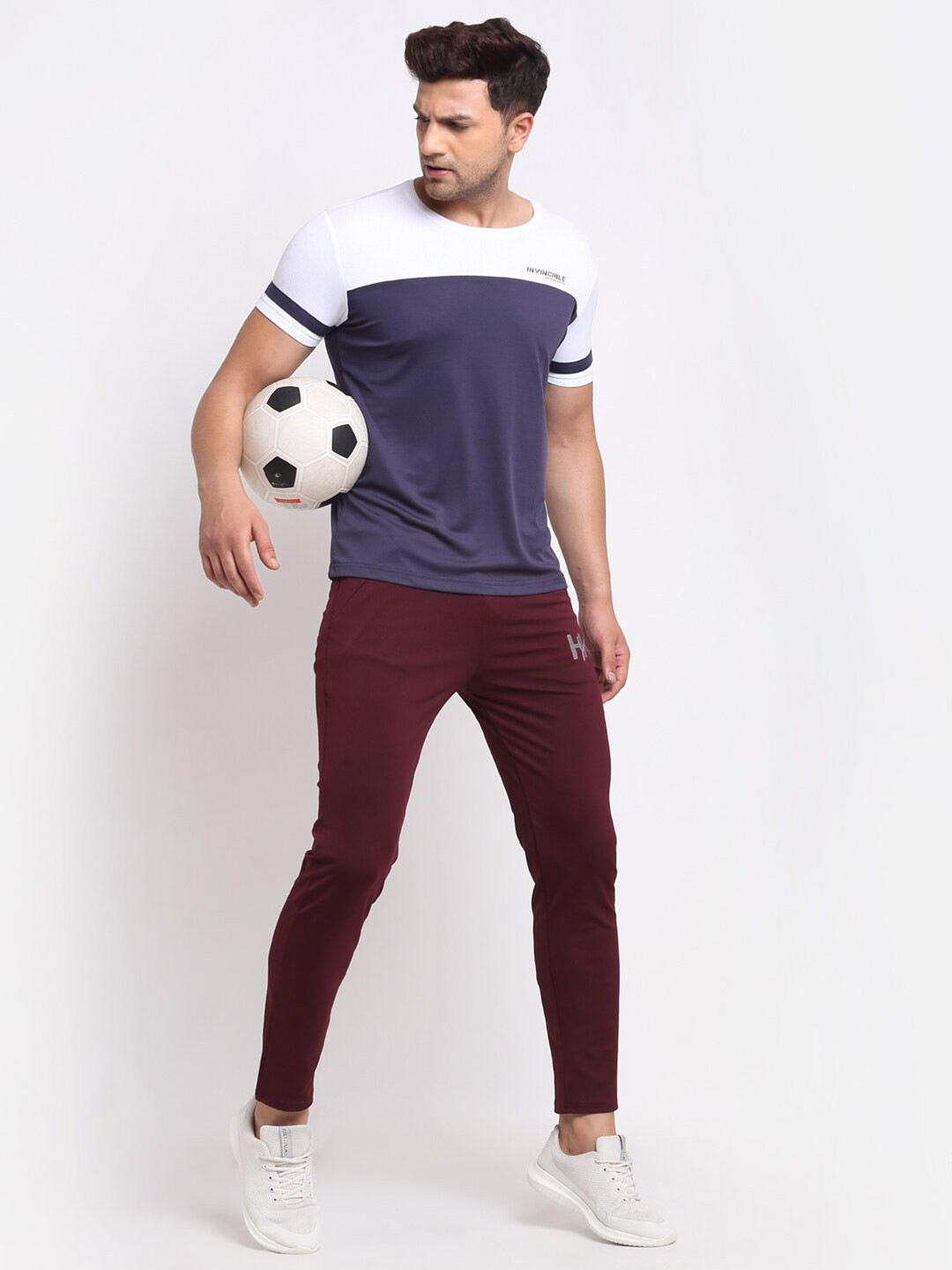 Invincible Structured Slim Fit Outdoor T-shirt