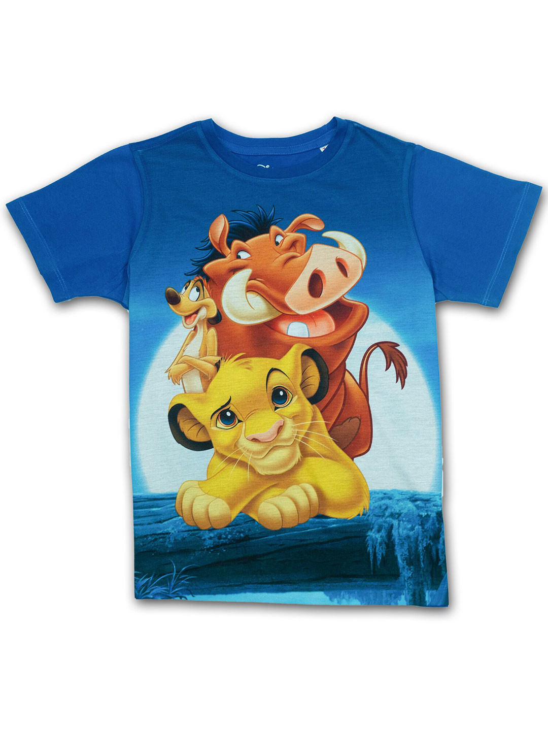 Disney by Wear Your Mind Boys Blue & Yellow Lion King Printed T-shirt